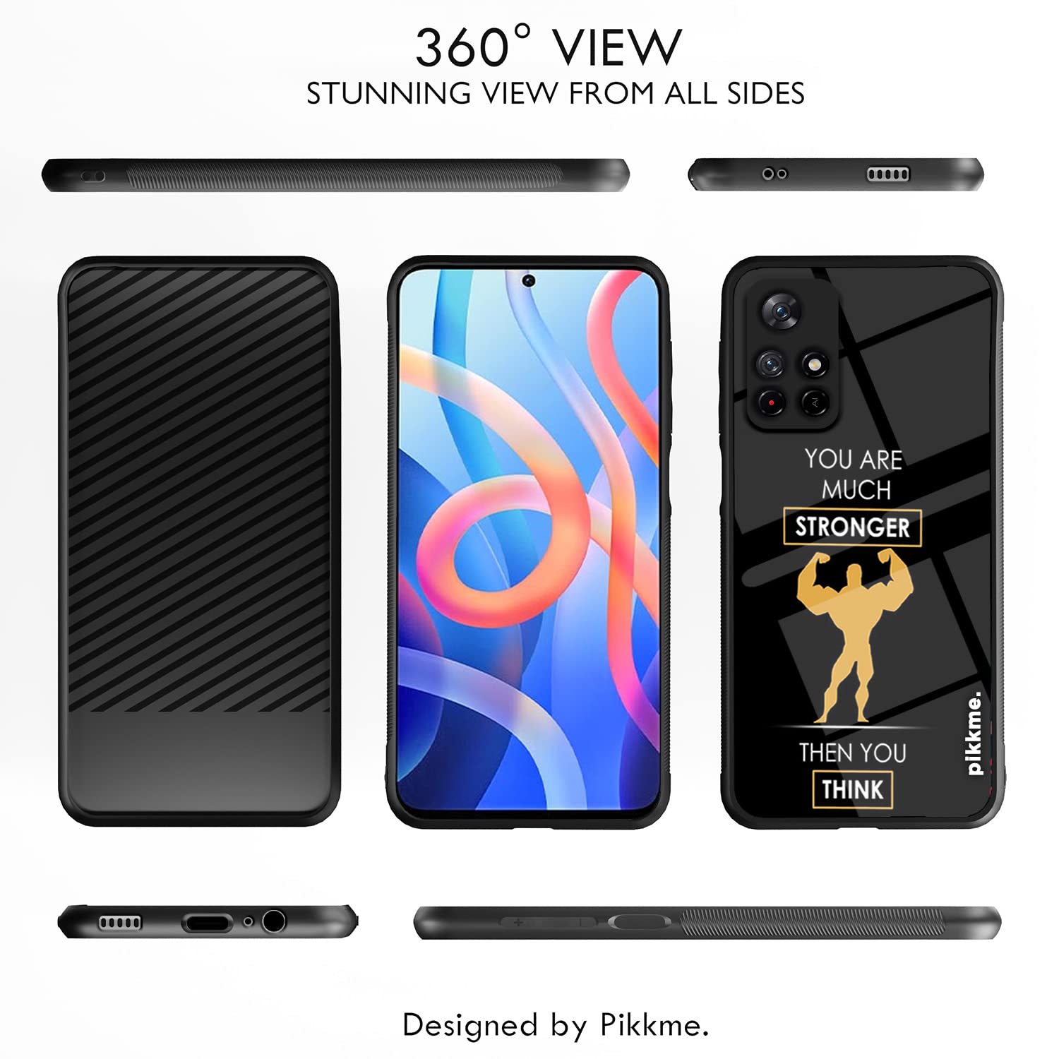 Redmi Note 11T/Poco M4 Pro 5G Hybrid mobile back cover by Pikkme – photo 2