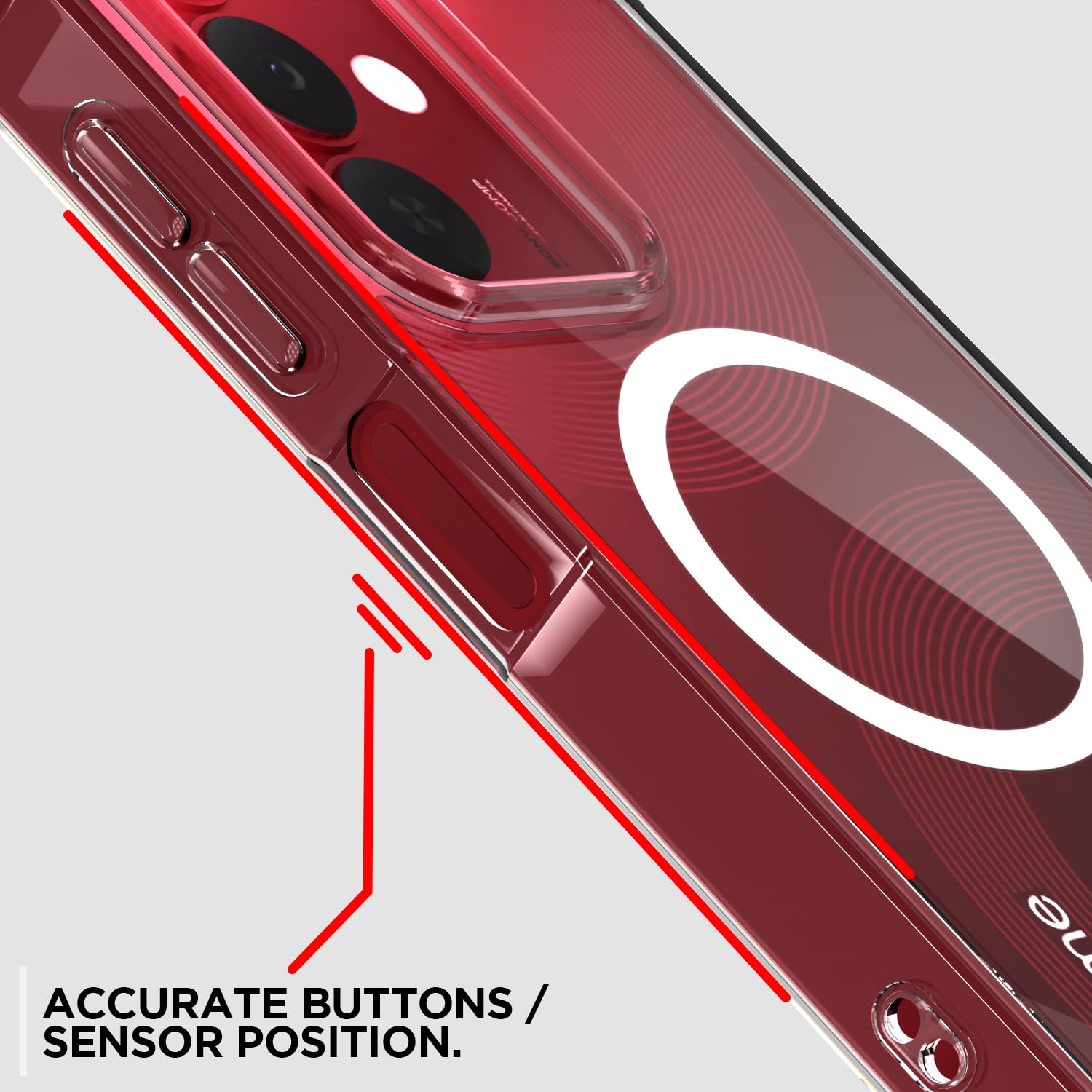 Realme Narzo 90X/C85/15X 5G mobile cover in transparent mag-safe by Pikkme – photo 6