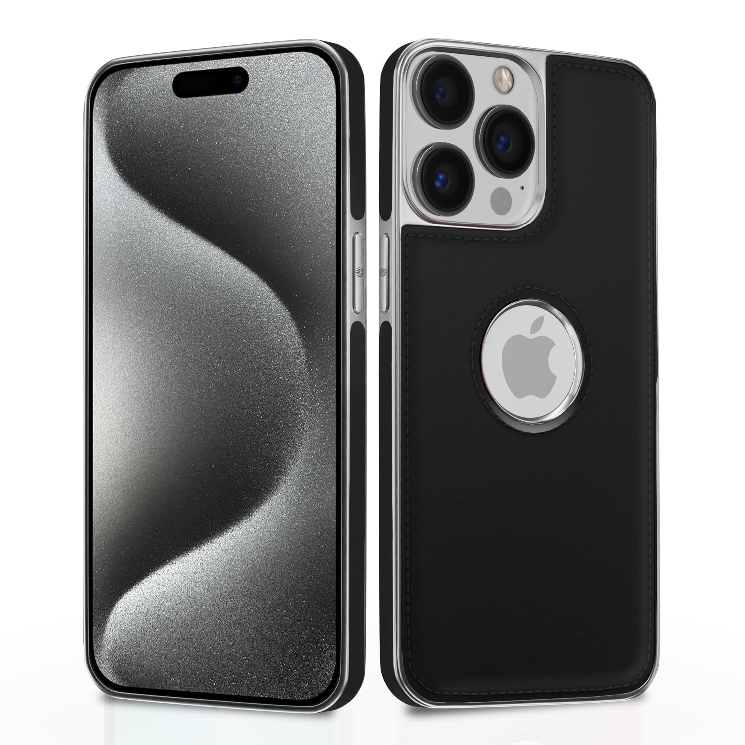 iPhone 15 Pro phone cover in black by Pikkme