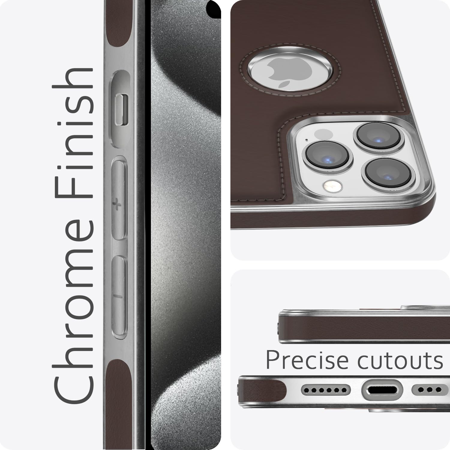 Pikkme coffee Leatherback back cover for iPhone 15 Pro – photo 3
