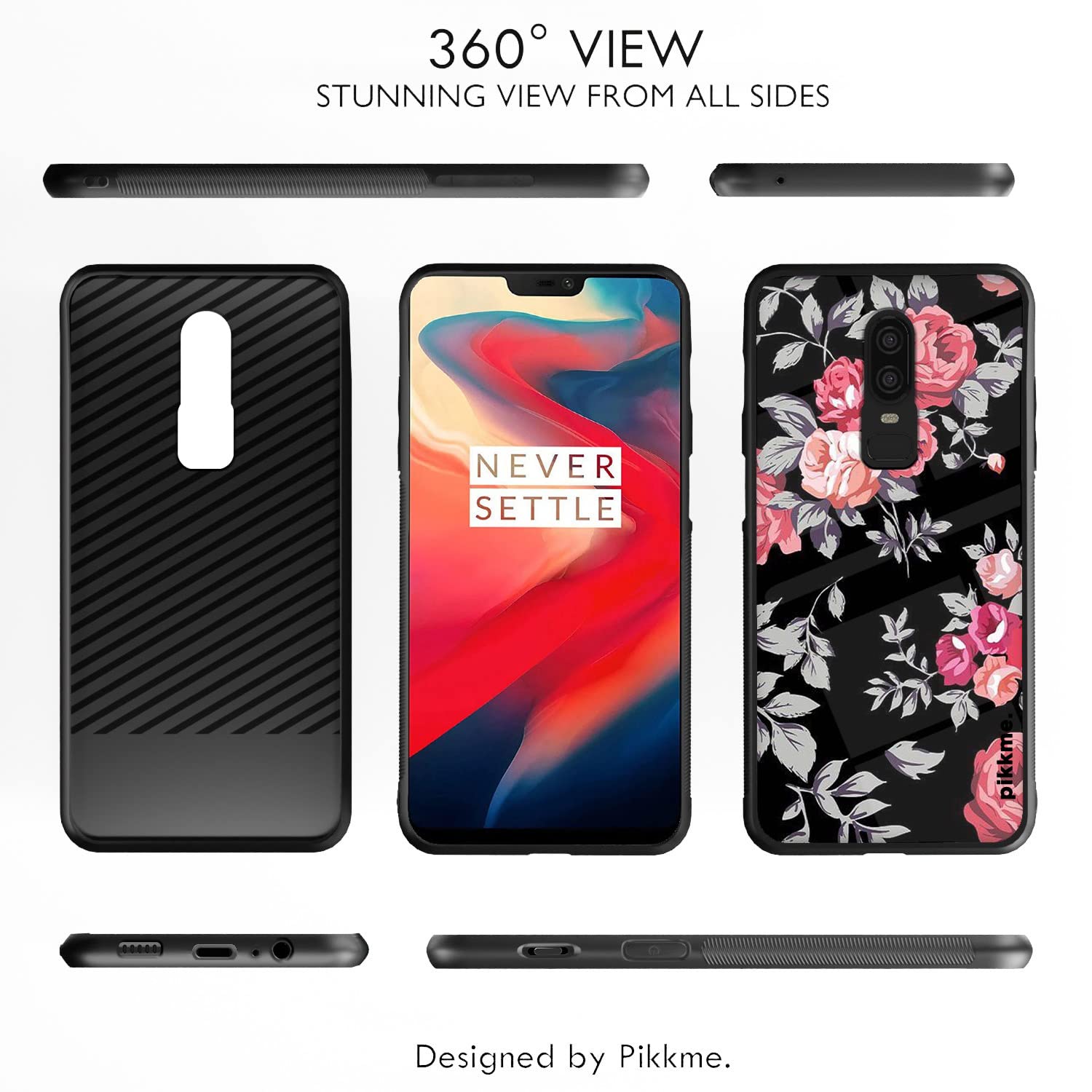 OnePlus 6 Flower mobile back cover by Pikkme – photo 2
