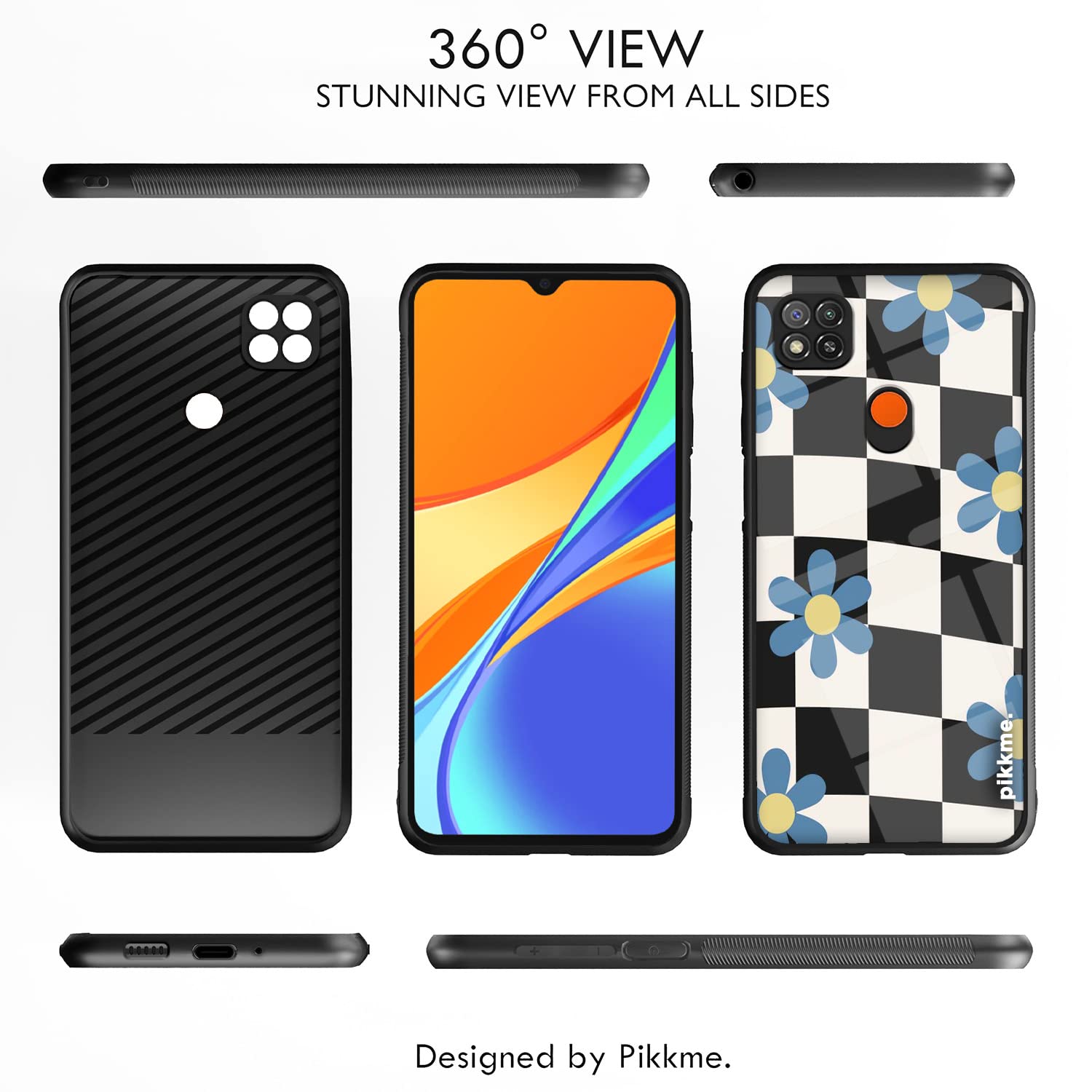 Pikkme Flower mobile back cover for Redmi 10A/9, Poco C31 – photo 2