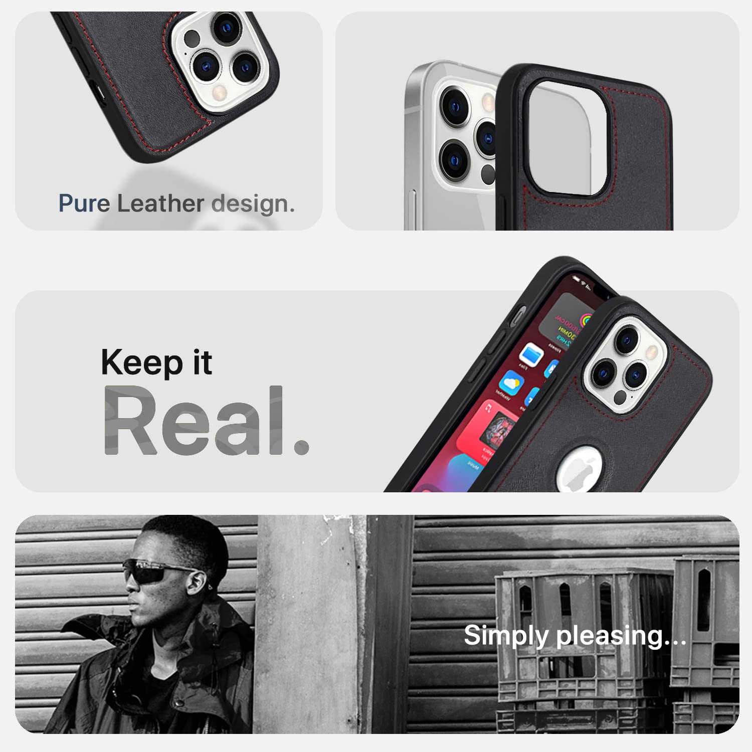 Pikkme black mobile cover for iPhone 12 Pro Max – photo 4