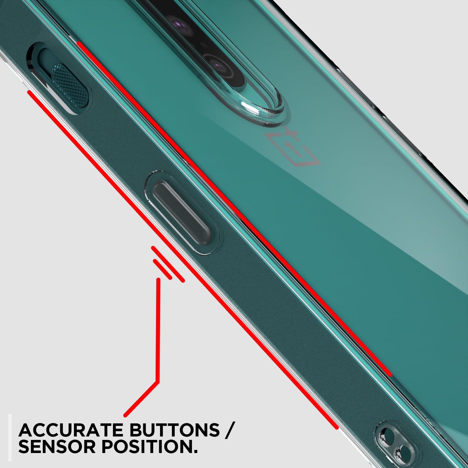 Transparent PC-TPU back cover for OnePlus 8 – Pikkme – photo 6