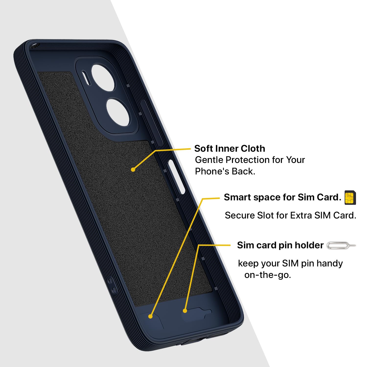 Blue mobile cover for Moto G06 Power – Pikkme – photo 6