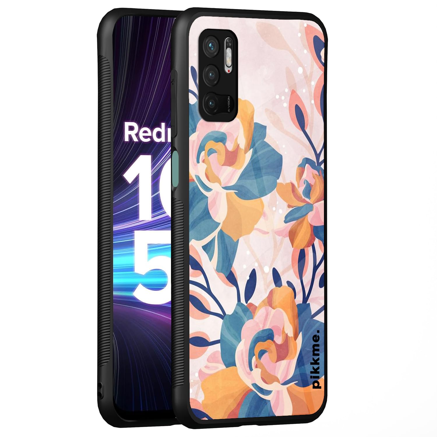 Pikkme Redmi Note 10T/Poco M3 Pro 5G Flower phone cover