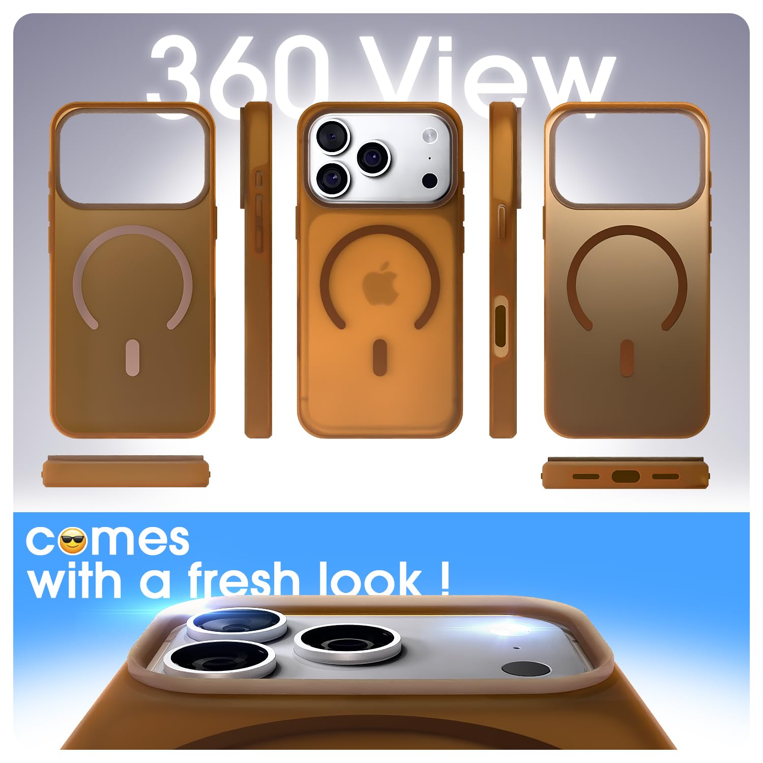 Pikkme iPhone 17 Pro Soft Silicone brown phone cover – photo 2