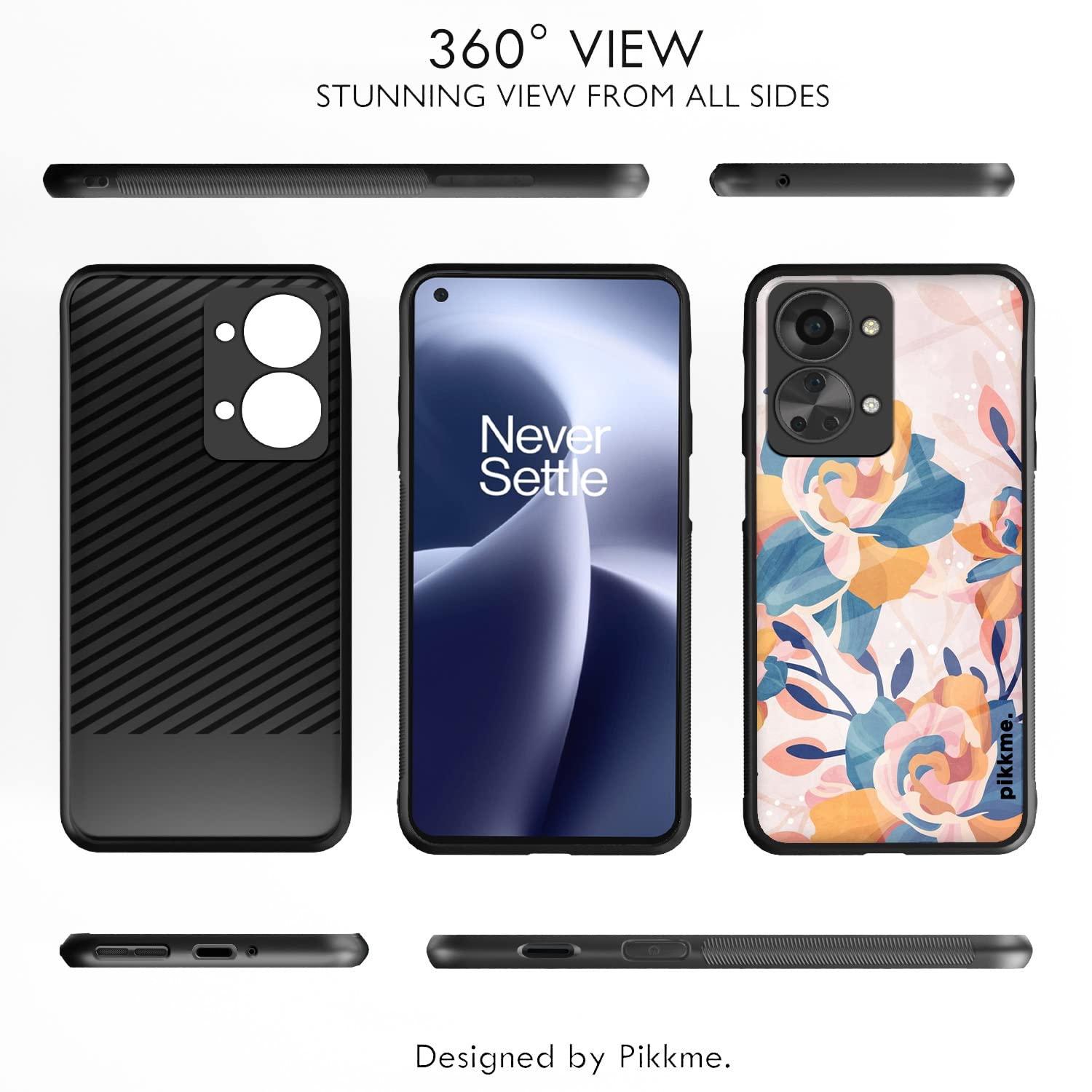 OnePlus Nord 2T 5G Flower mobile cover by Pikkme – photo 2