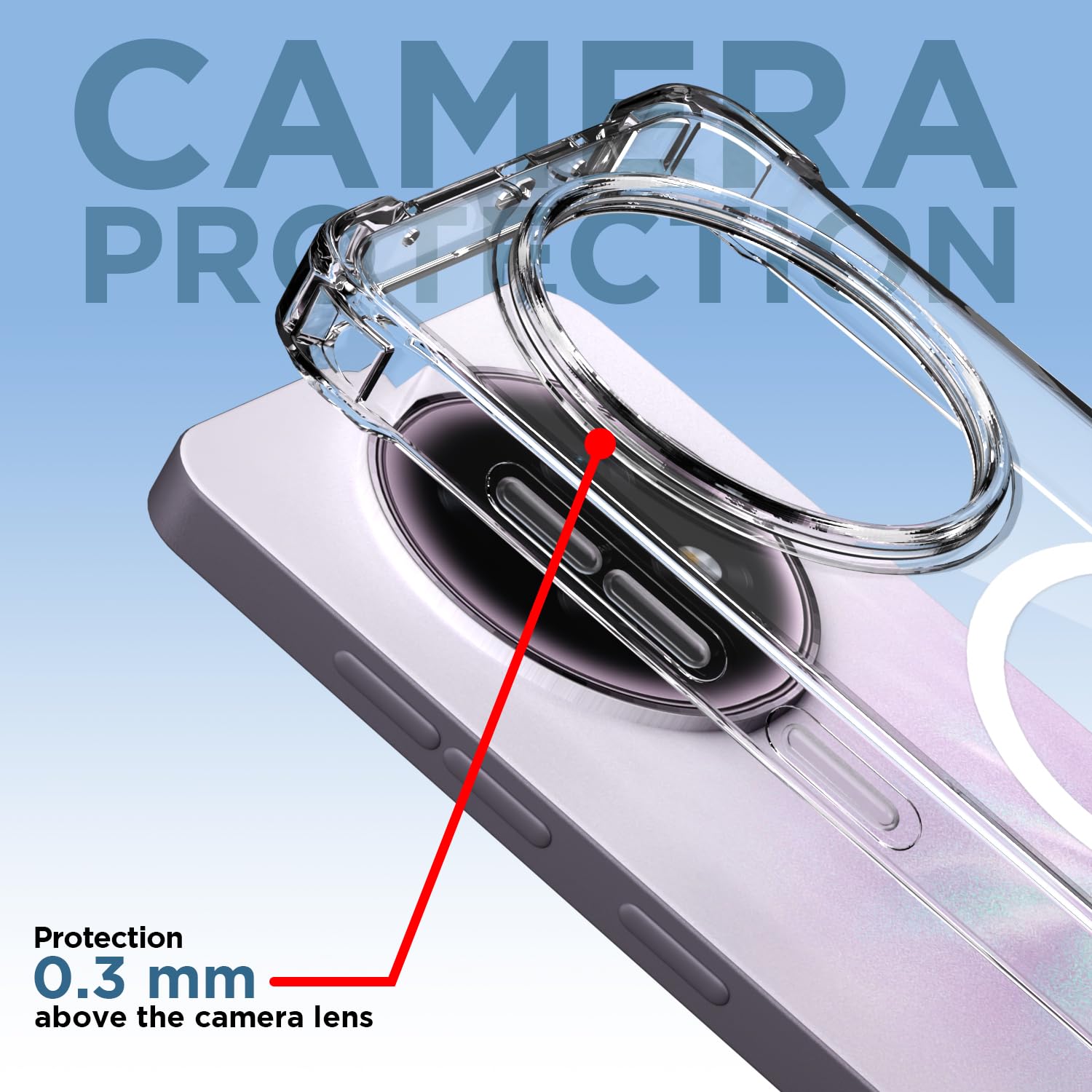 Pikkme transparent mag-safe mobile back cover for Oppo F31 Pro Plus 5G – photo 5