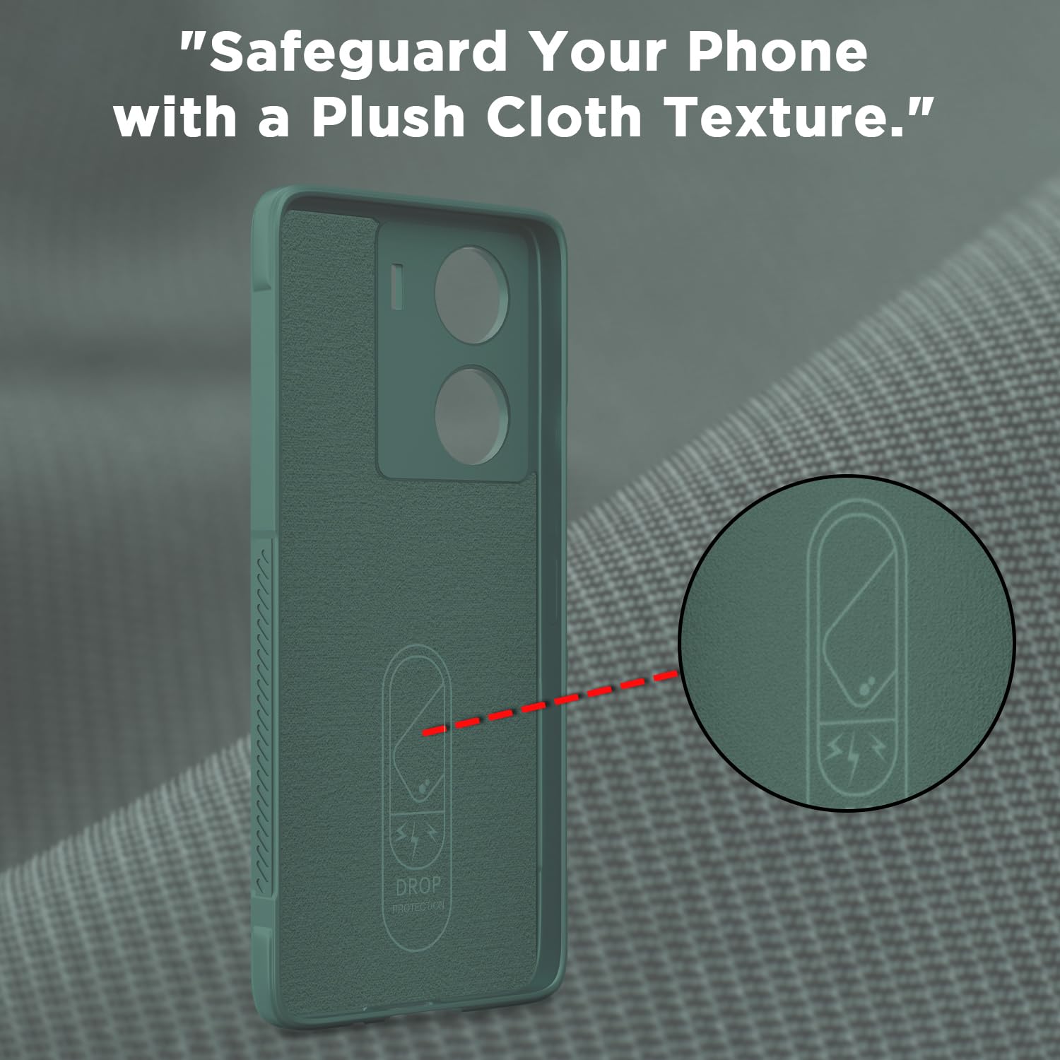 iQOO Z7/Z7s 5G Liquid Silicone mobile back cover in green by Pikkme – photo 6