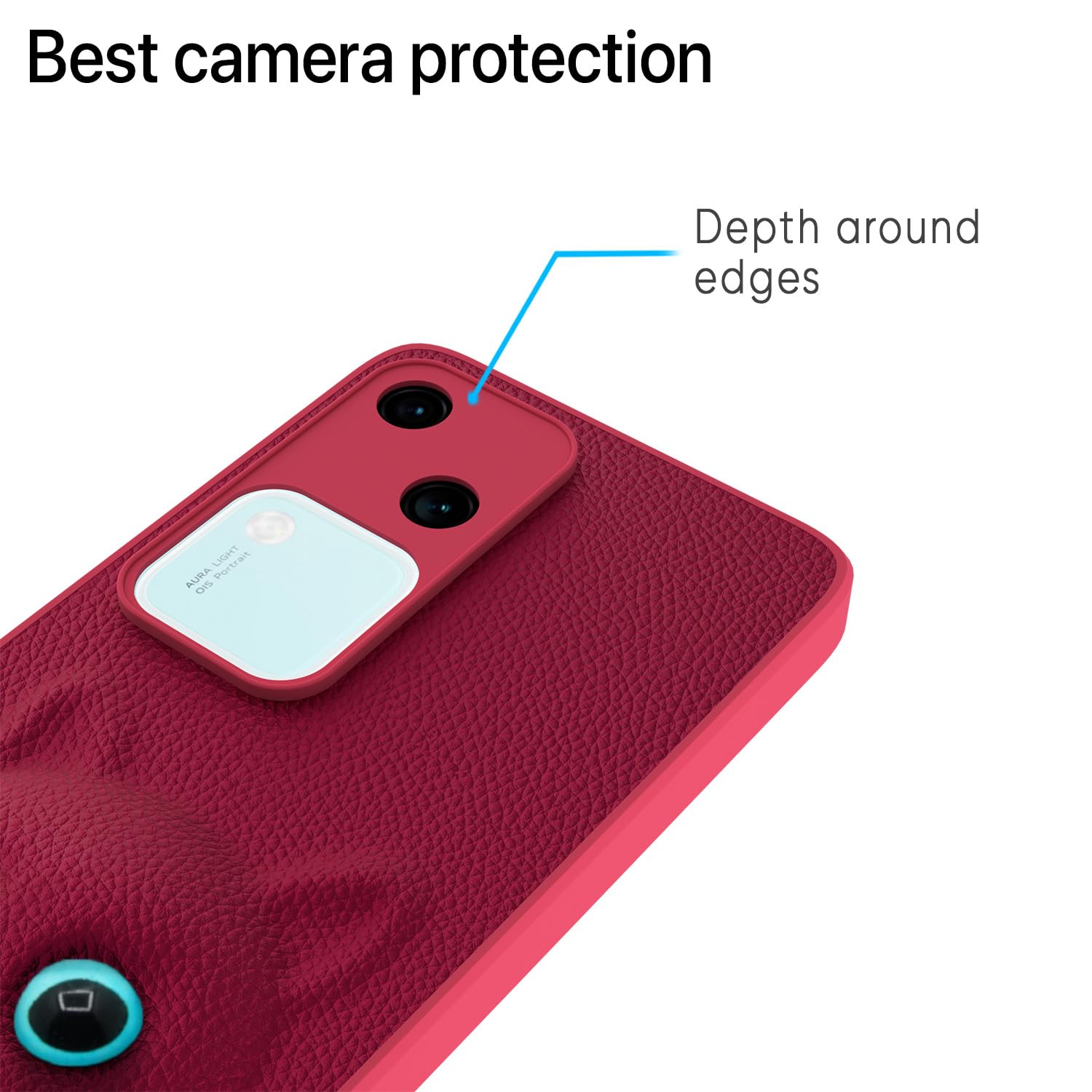 Pikkme Vivo V30 / V30 Pro 5G Kitty Back Cover (Pink)