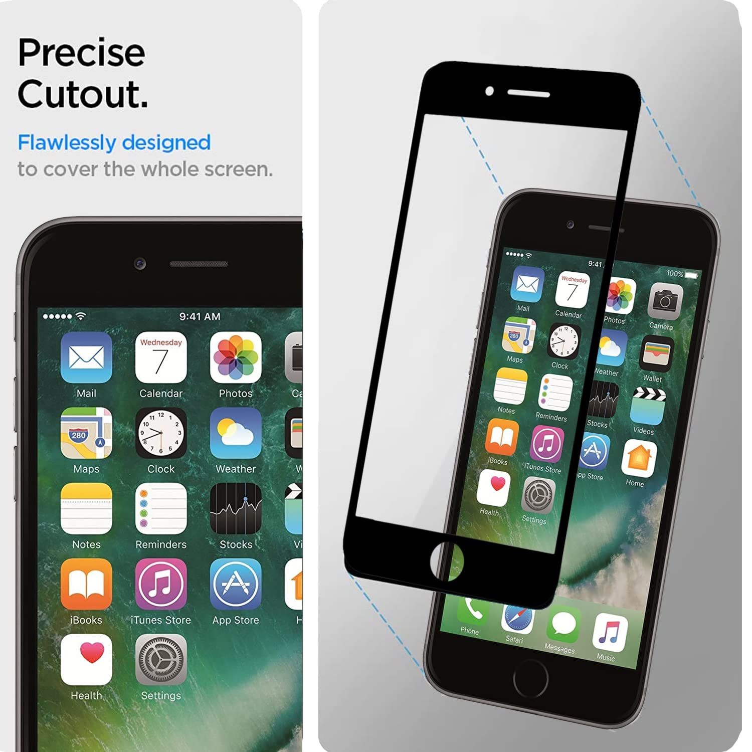 Pikkme iPhone 6 Plus / 7 Plus / 8 Plus Tempered Glass