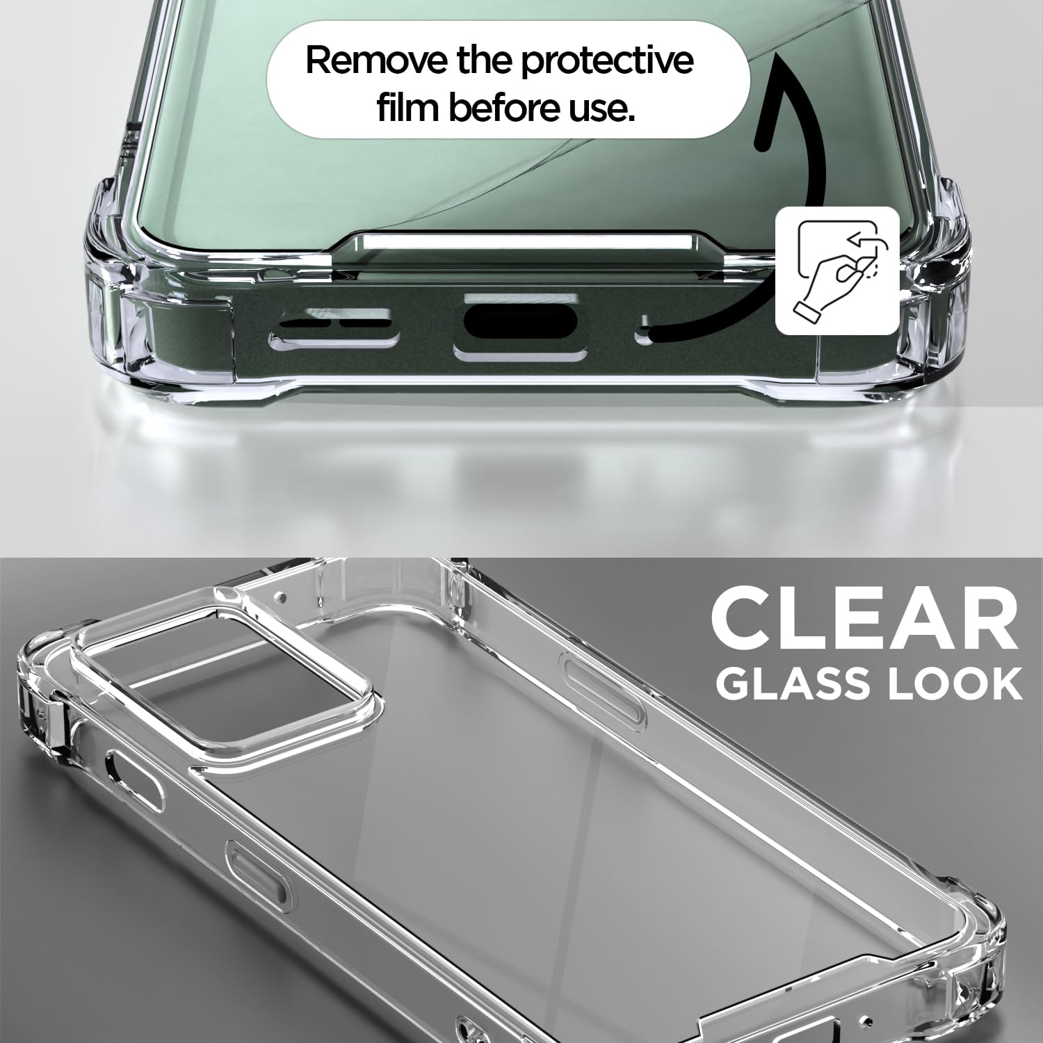 Transparent PC-TPU back cover for OnePlus Nord 2T 5G – Pikkme – photo 3