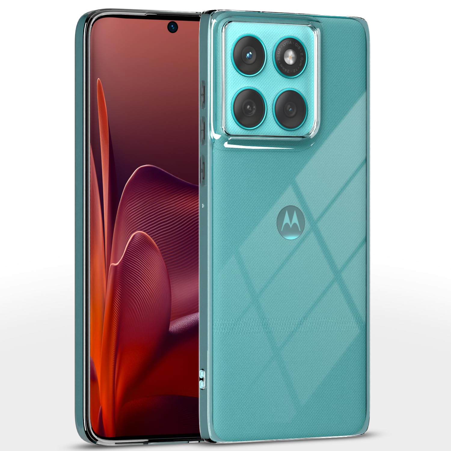Pikkme Motorola Moto Edge 60 Fusion 5G Clear TPU Shockproof Slim Back Cover (Transparent)
