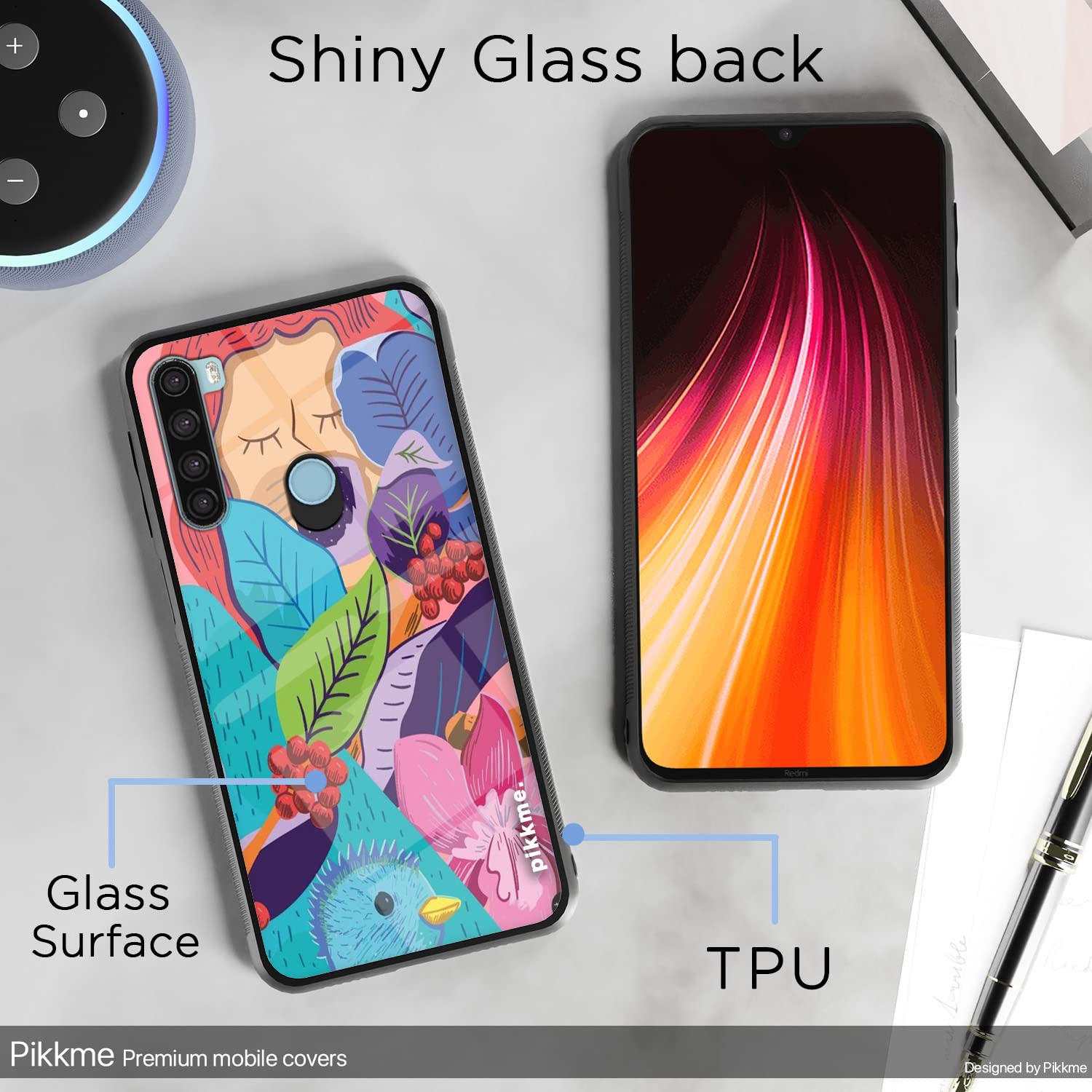 Pikkme Redmi Note 8 Hybrid mobile cover – photo 3