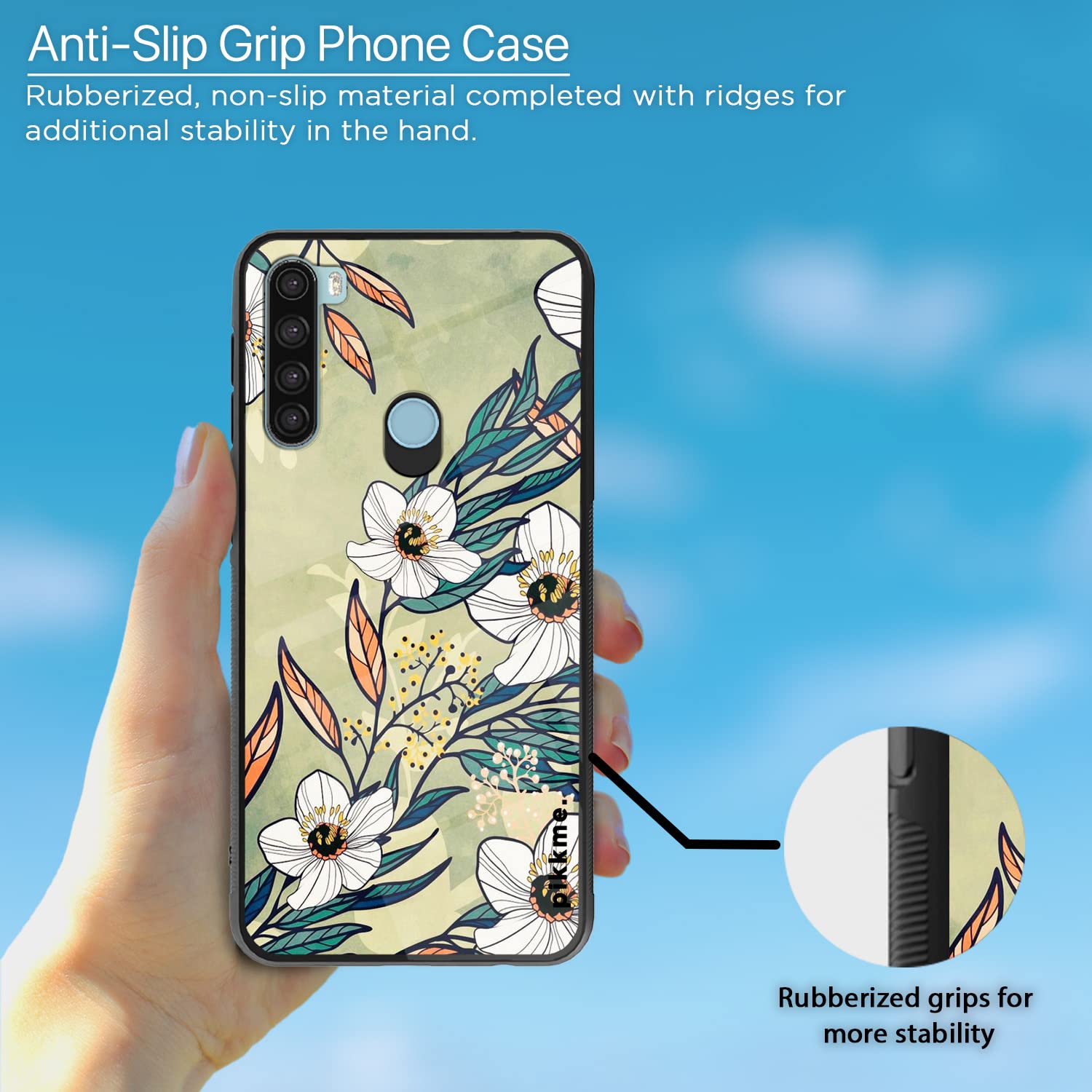 Redmi Note 8 Flower mobile cover by Pikkme – photo 5