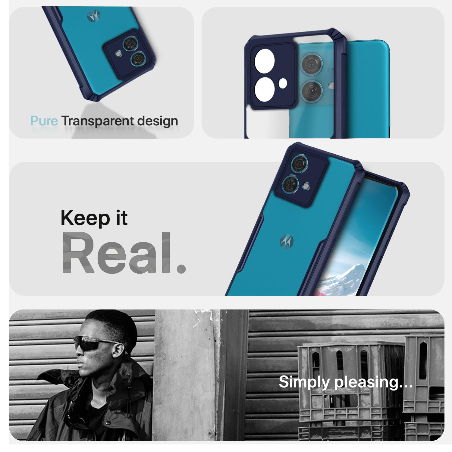 Pikkme blue mobile back cover for Moto Edge 40 Neo – photo 4