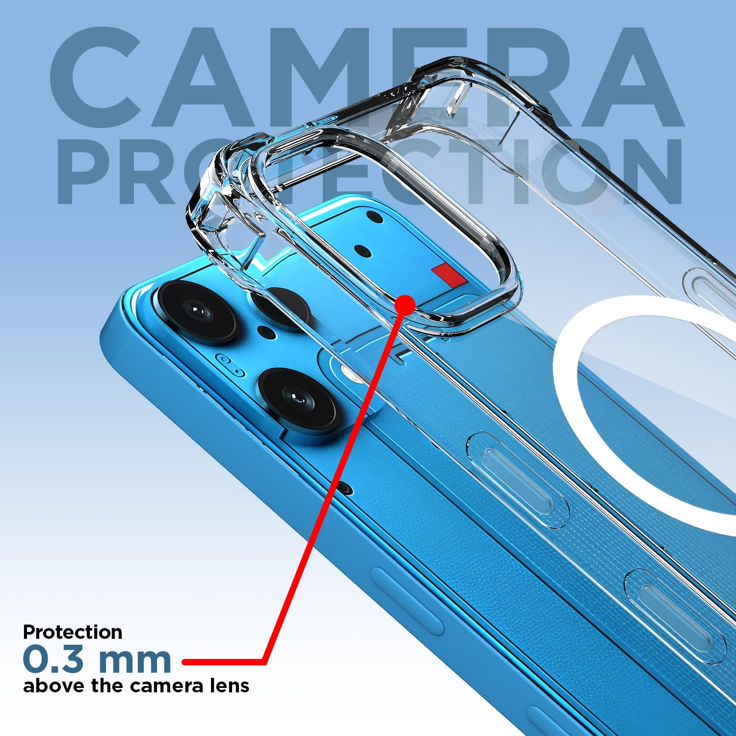 Nothing Phone 3a Lite 5G phone cover in transparent mag-safe by Pikkme – photo 5