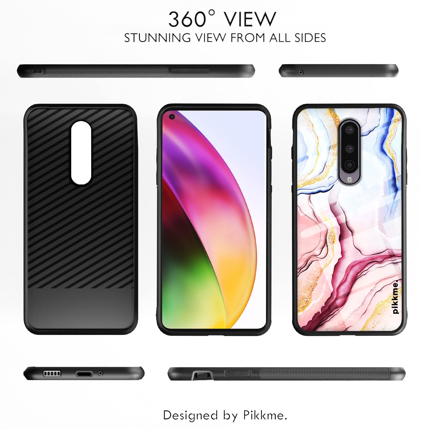 Pikkme OnePlus 8 Hybrid mobile back cover – photo 2