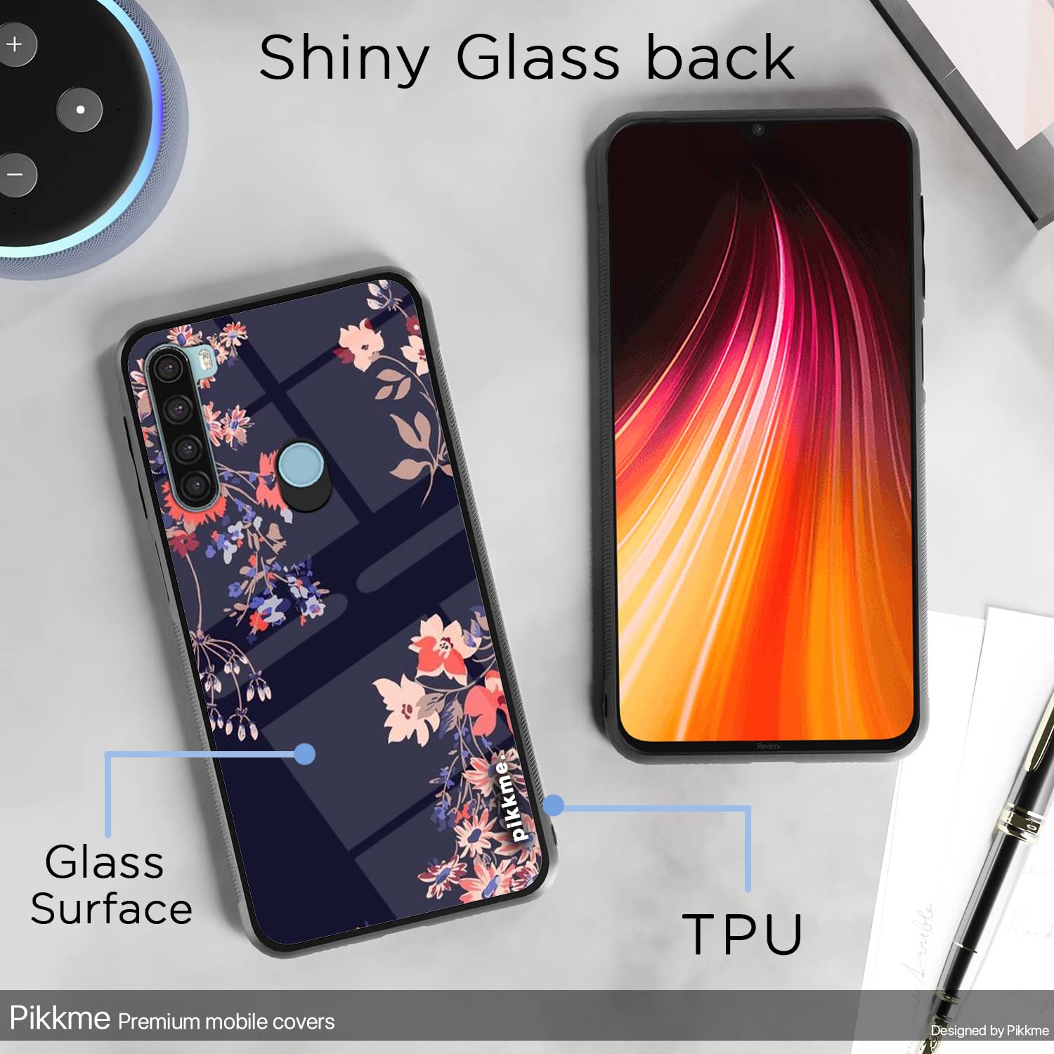Flower Mobile cover for Redmi Note 8 – Pikkme – photo 3