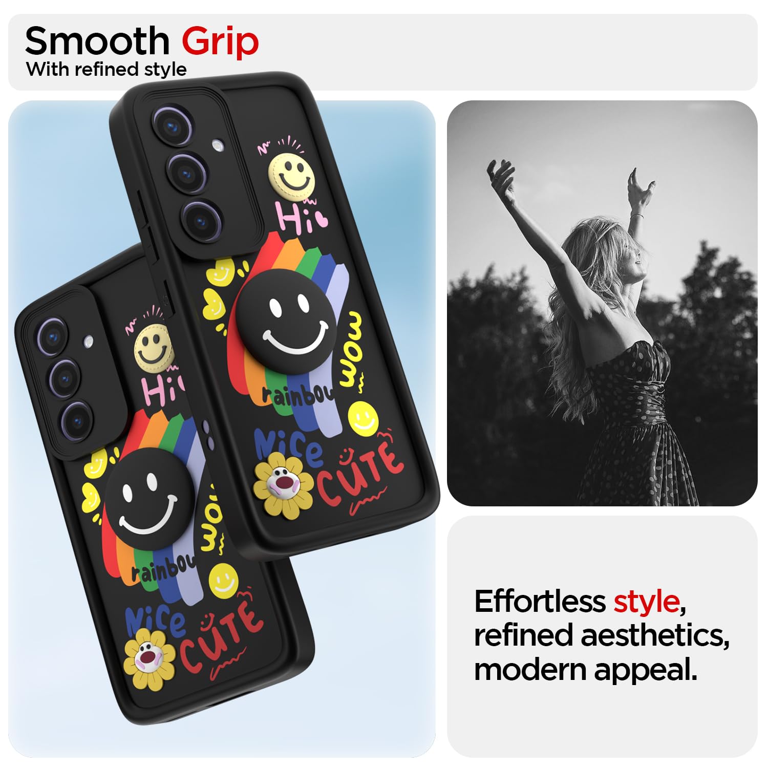 Black phone cover for Samsung S24 5G – Pikkme – photo 2