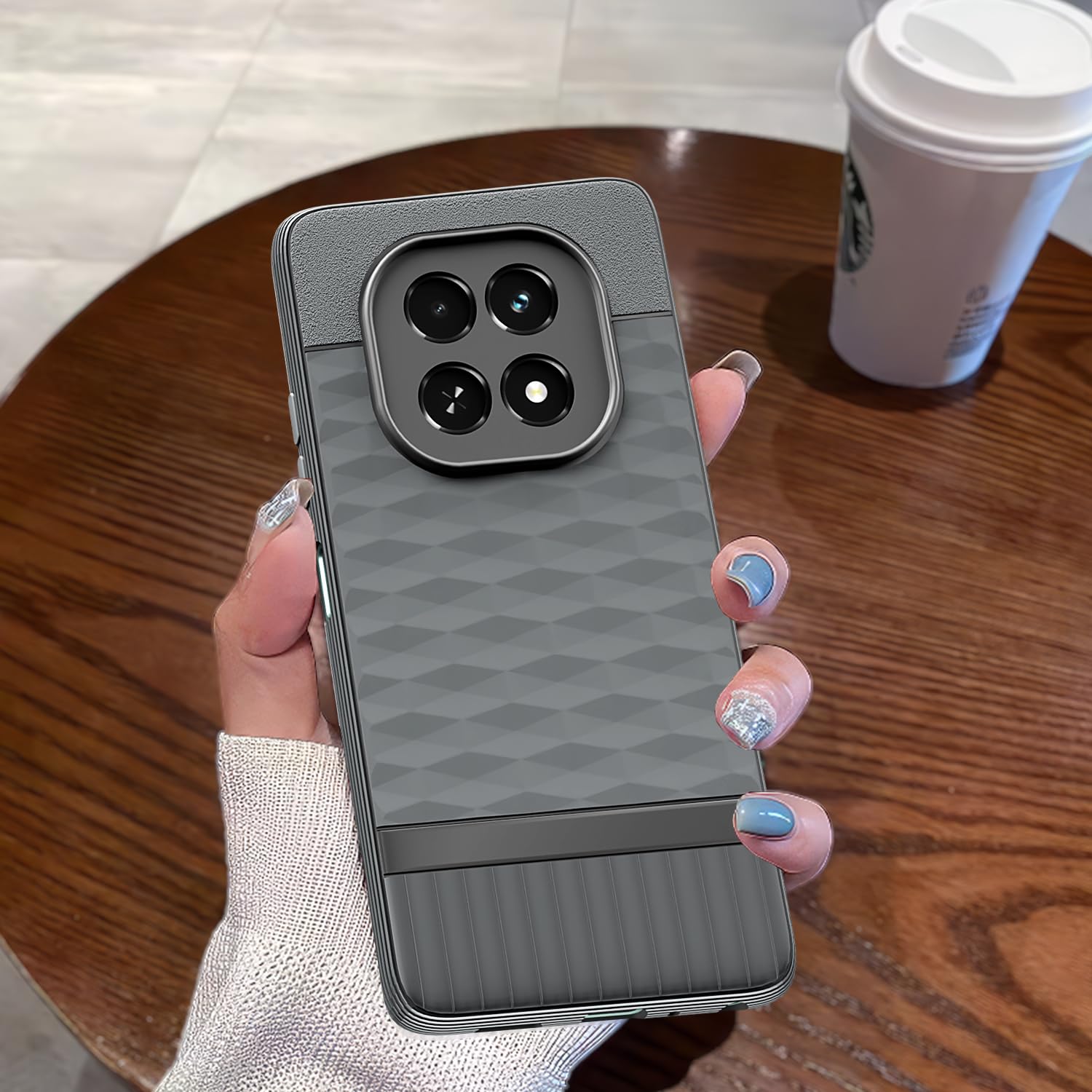 Pikkme Realme C63 5G Gencase Back Cover (Grey)
