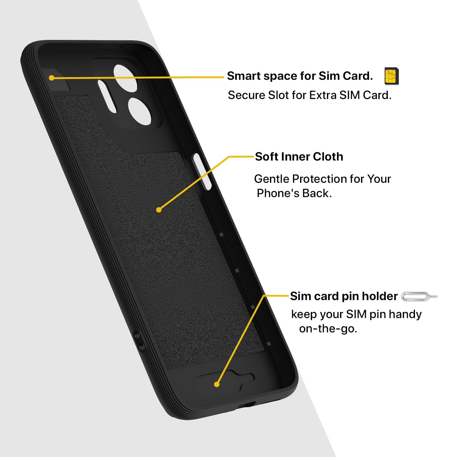 OnePlus N6 5G Silicone mobile back cover in black by Pikkme – photo 6