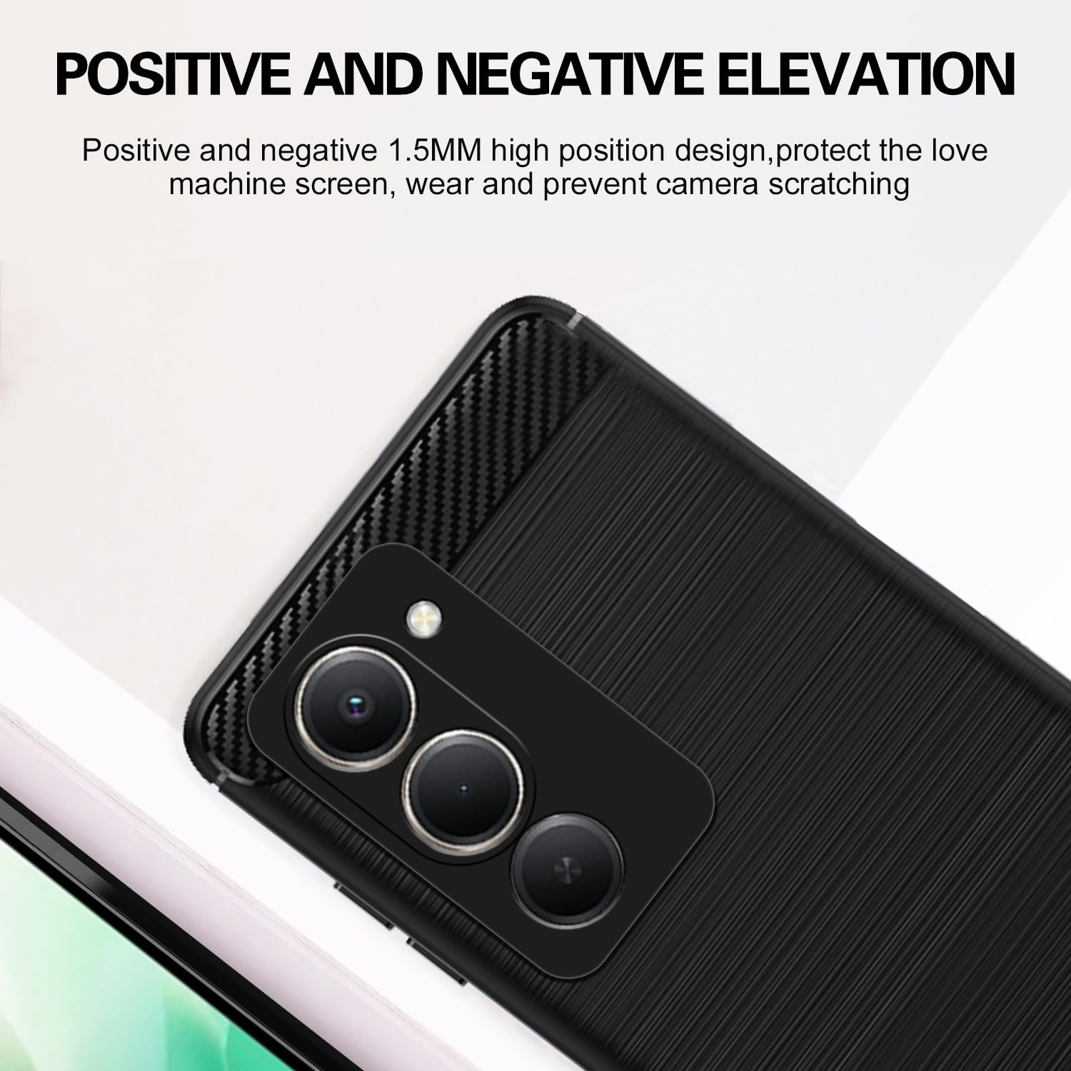 Black back cover for Redmi 15 5G – Pikkme – photo 6
