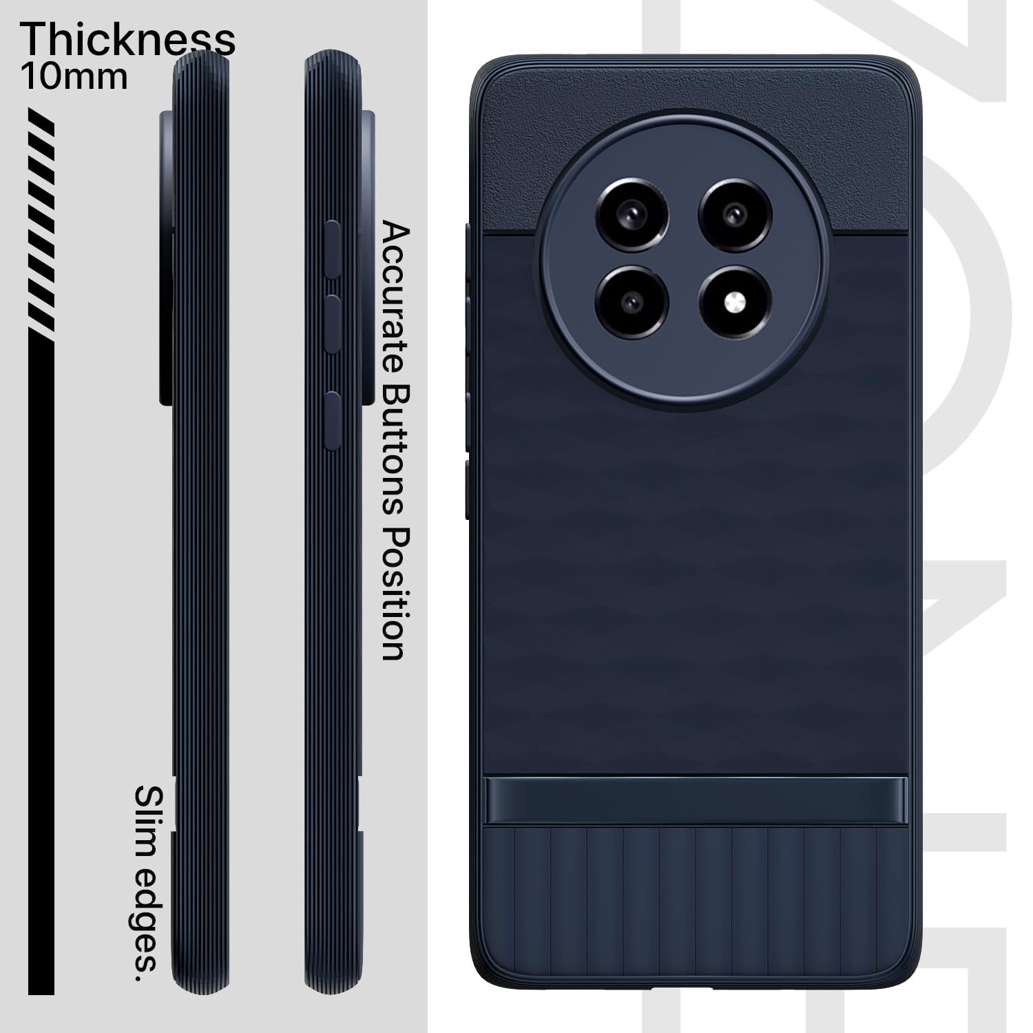 Pikkme Realme 13 Pro / 13 Pro Plus 5G Gencase Back Cover (Blue)