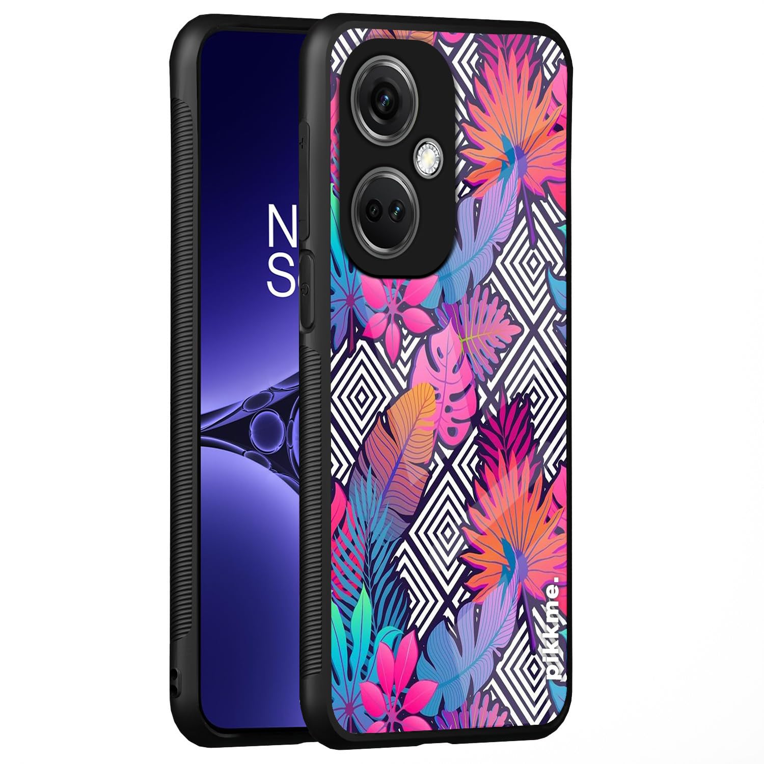 Pikkme Flower mobile back cover for OnePlus Nord CE 3 5G