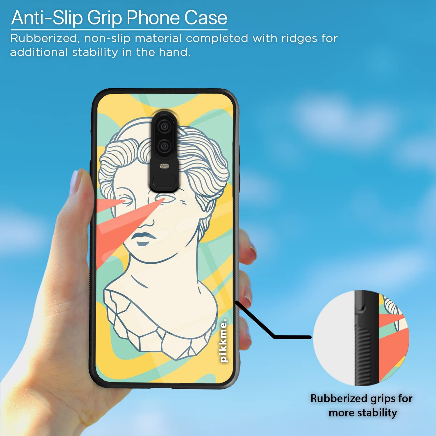 OnePlus 6 Hybrid mobile back cover by Pikkme – photo 5