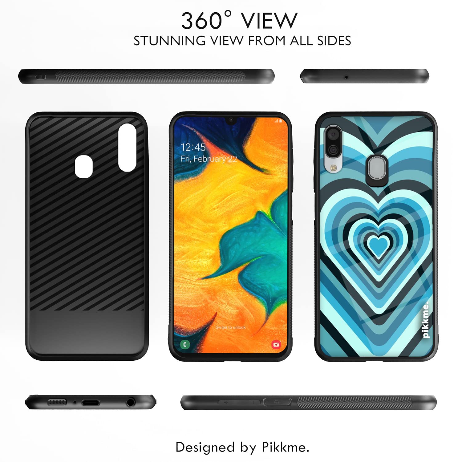 Samsung A20/A30/M10s Hybrid back cover by Pikkme – photo 2