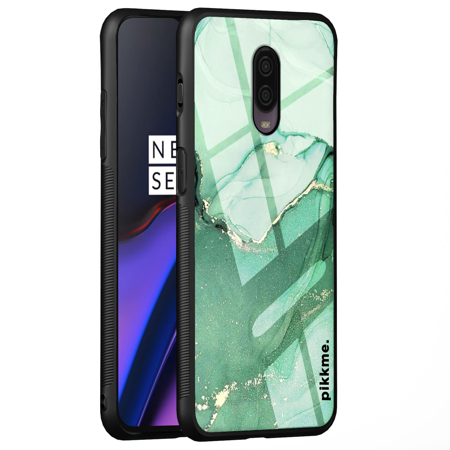 Pikkme Hybrid mobile back cover for OnePlus 7
