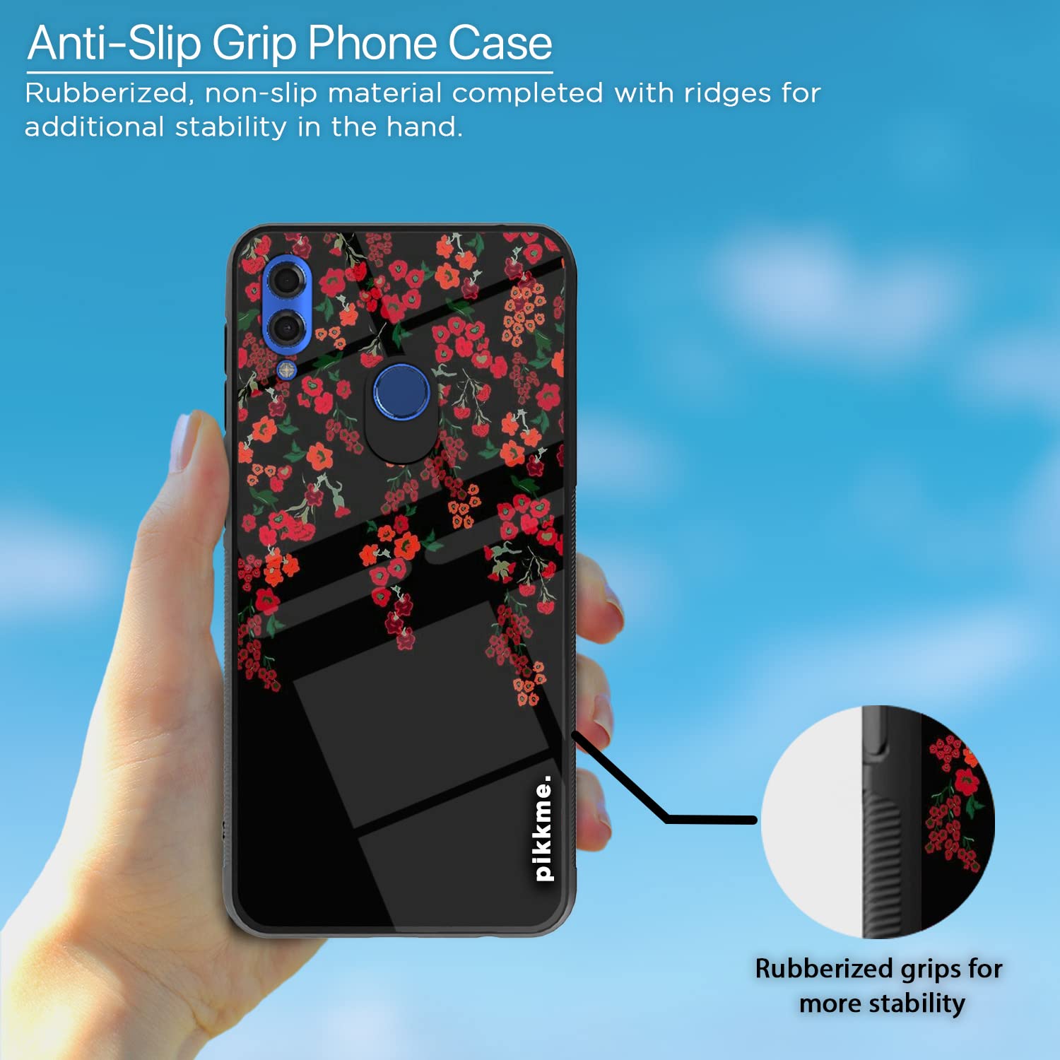 Honor 10 Lite Flower mobile cover by Pikkme – photo 5
