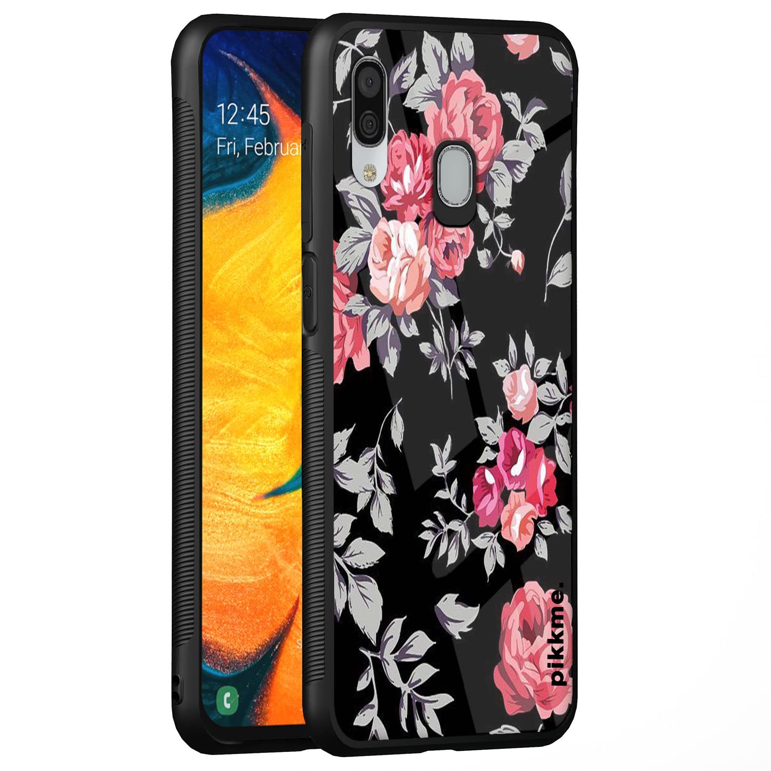Pikkme Samsung A20/A30/M10s Flower back cover