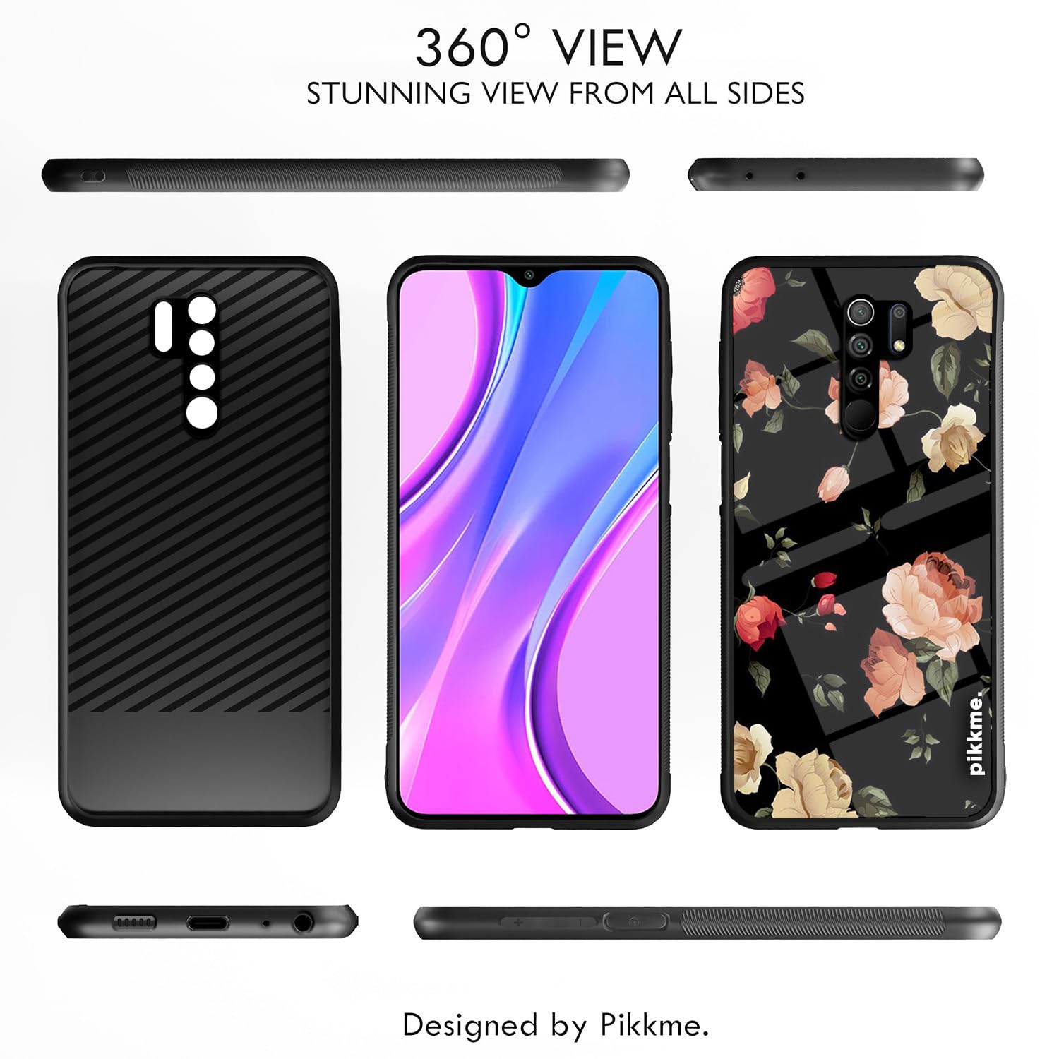 Pikkme Redmi 9 Prime Flower phone cover – photo 2