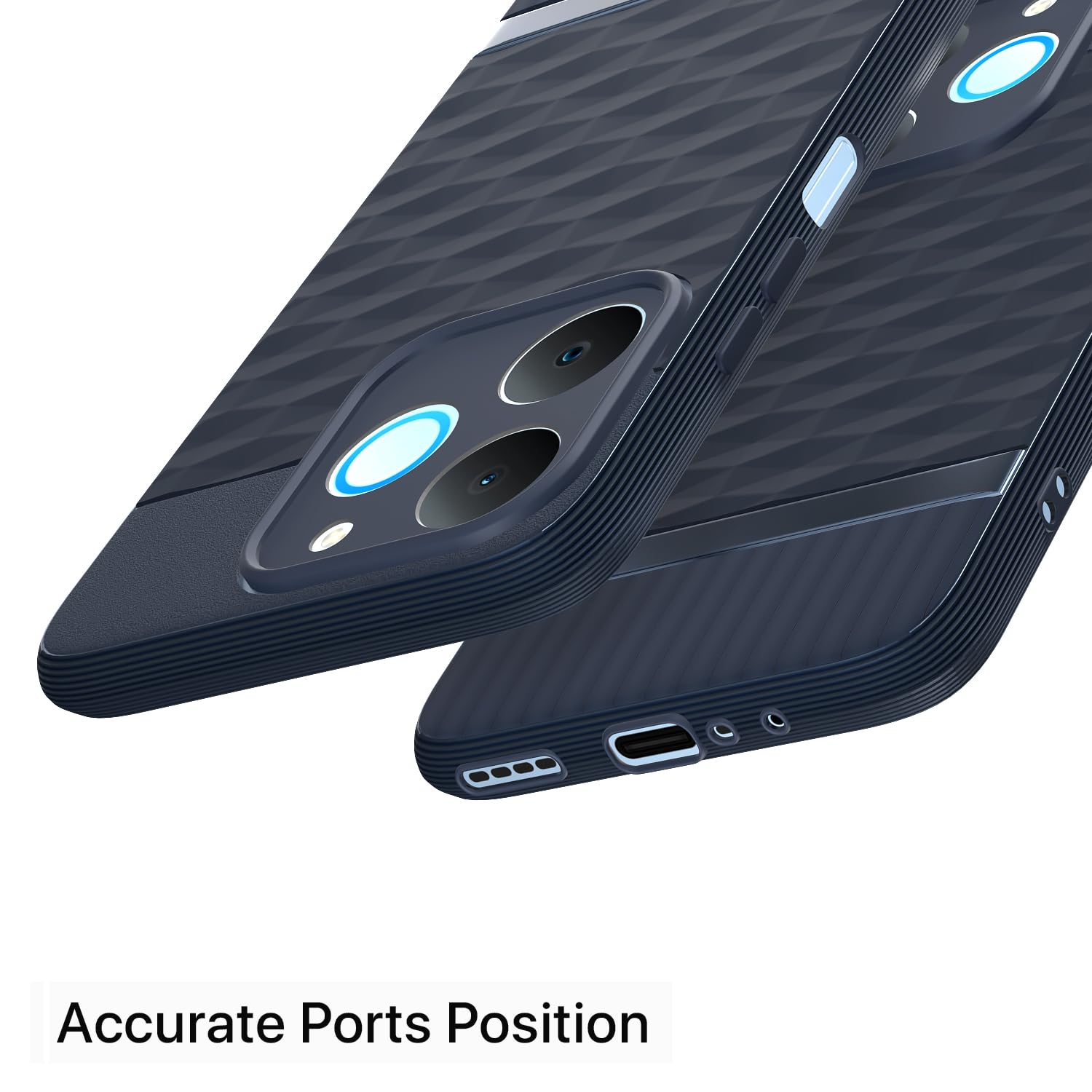 Pikkme Realme P4 Lite 4G blue back cover – photo 4