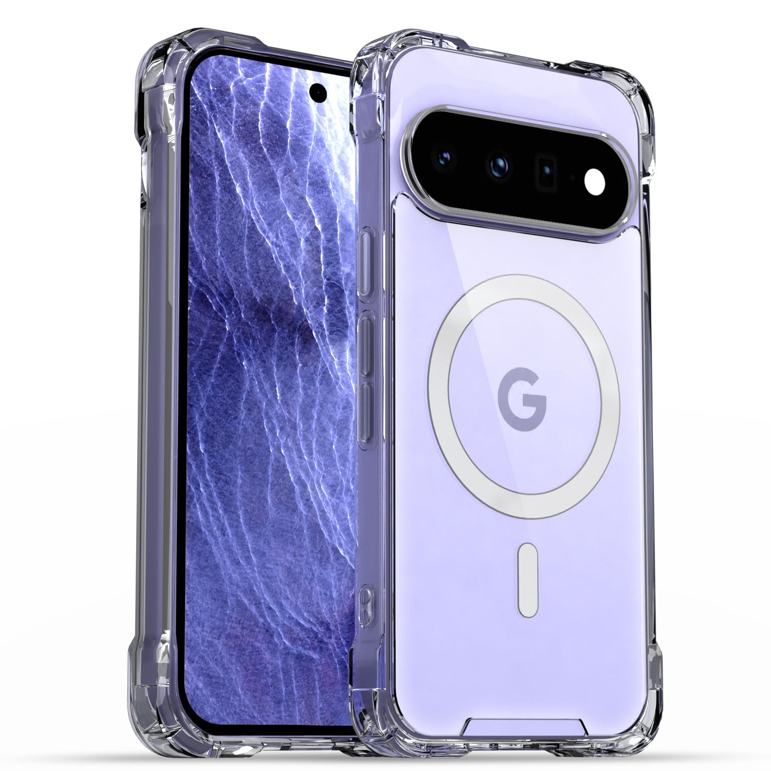 Google Pixel 11 MagSafe back cover in transparent mag-safe by Pikkme