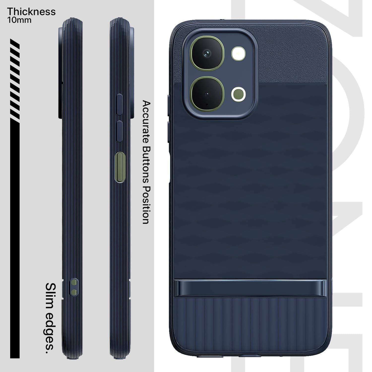 Vivo T5x/Y51 Pro/iQOO Z11x 5G mobile back cover in blue by Pikkme – photo 3