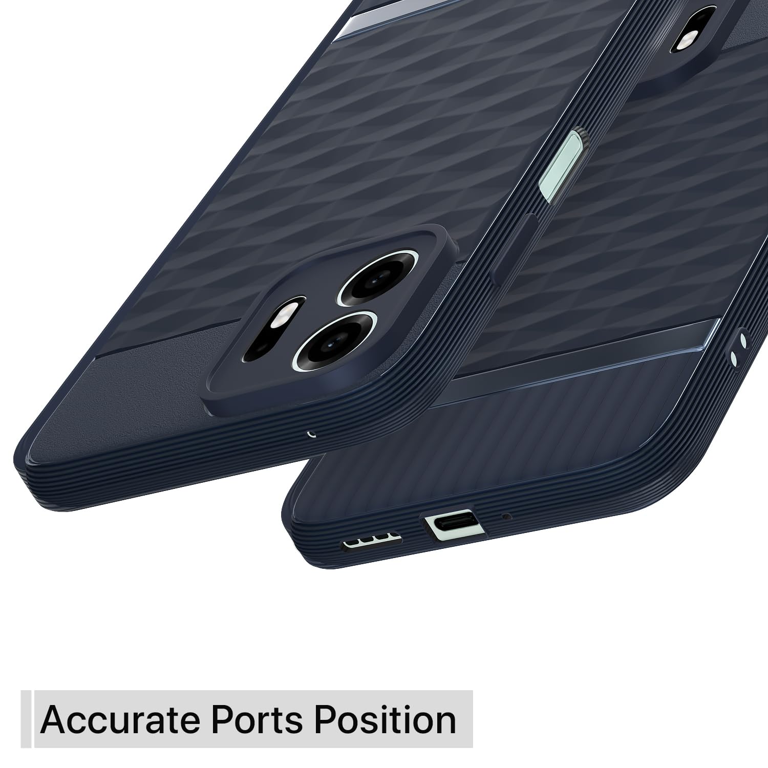 OnePlus N6 5G mobile back cover in blue by Pikkme – photo 4