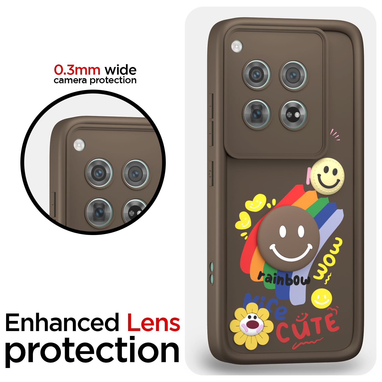 Pikkme OnePlus 12 5G Soft Silicone brown phone cover – photo 5