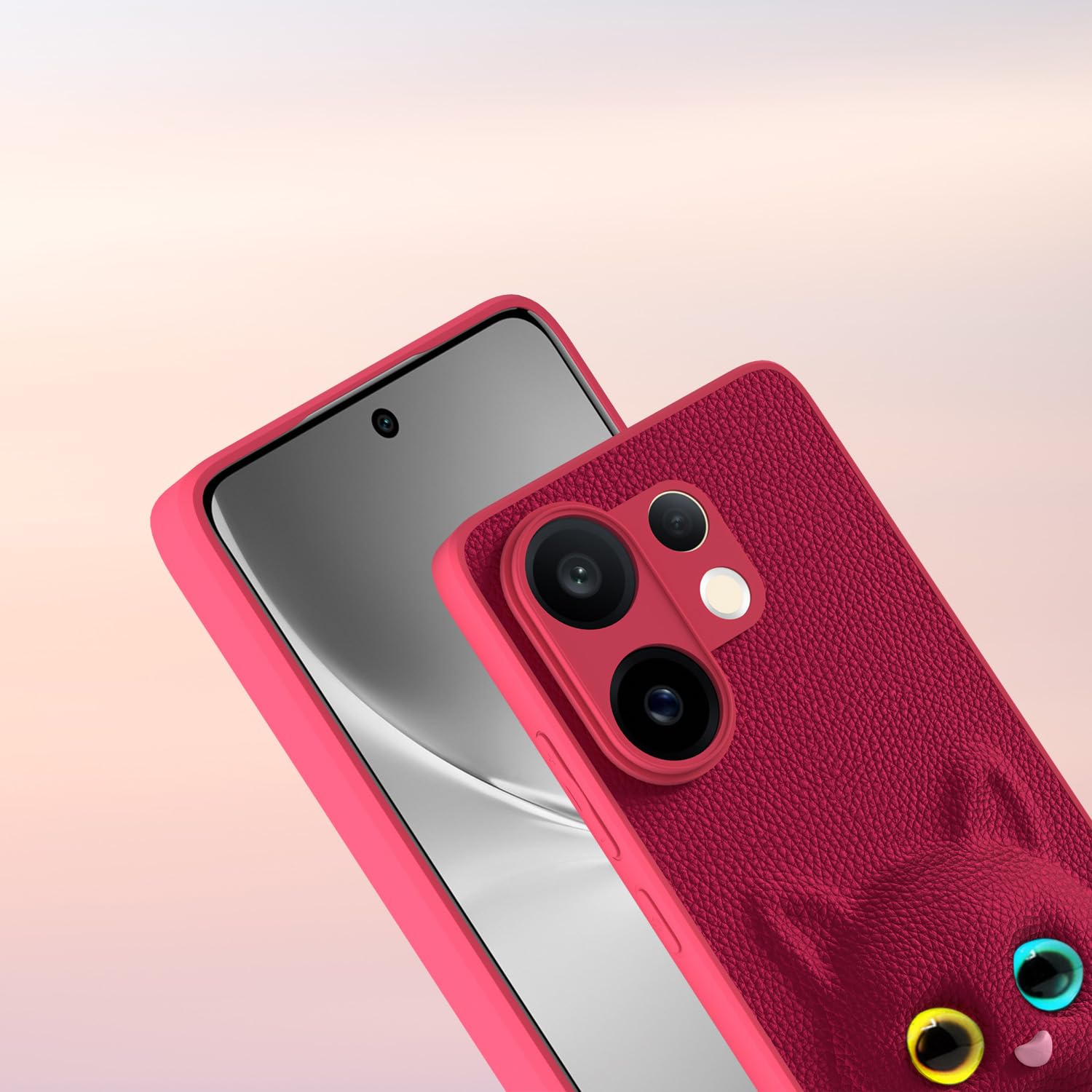 Pikkme pink Cat mobile back cover for Vivo V60/T4 Pro 5G – photo 7