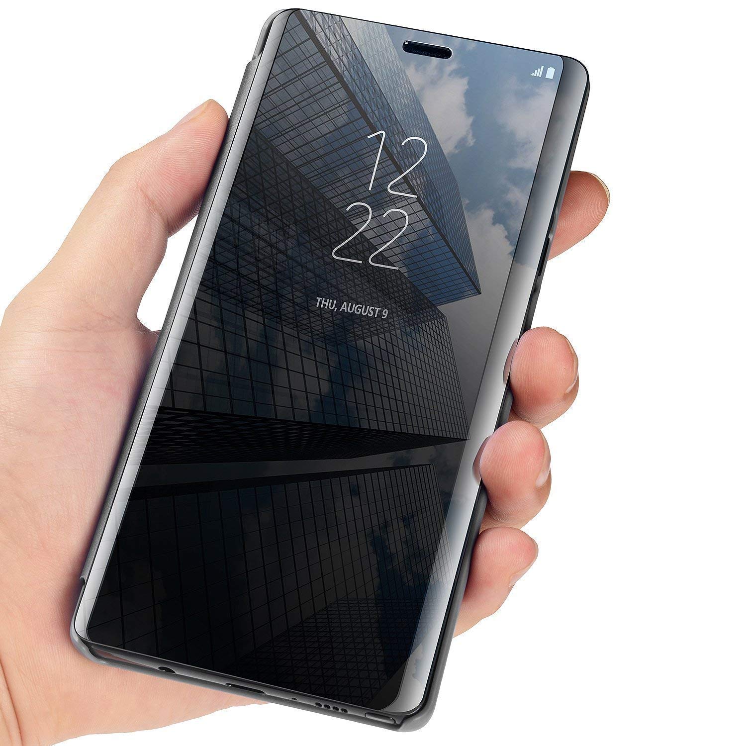 Black wallet flip cover for Samsung Note 10 – Pikkme – photo 2