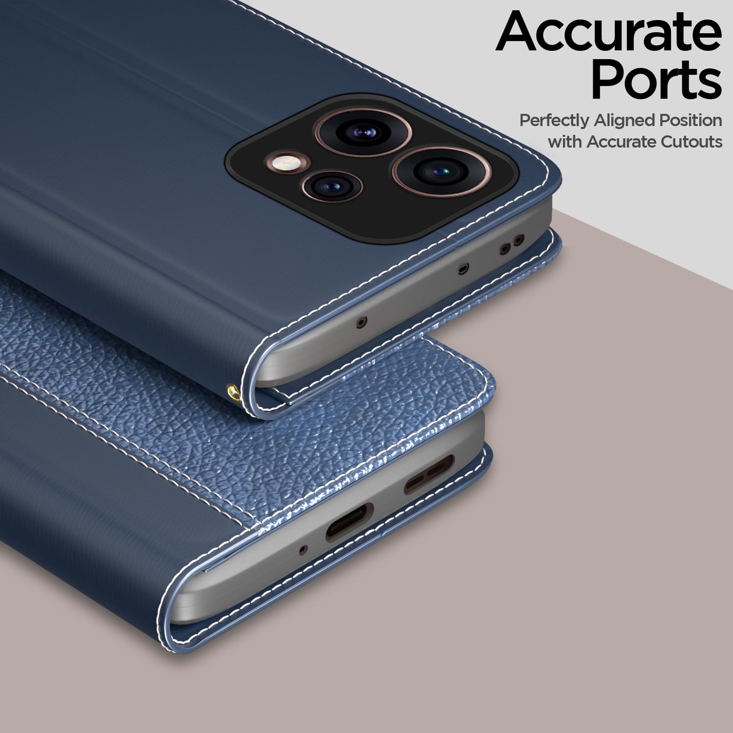 Pikkme Oppo Reno 15 5G Wallet blue flip cover – photo 2