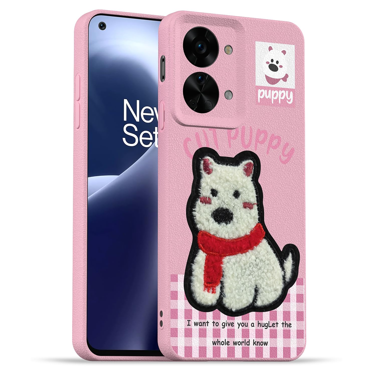 OnePlus Nord 2T 5G mobile back cover in pink by Pikkme