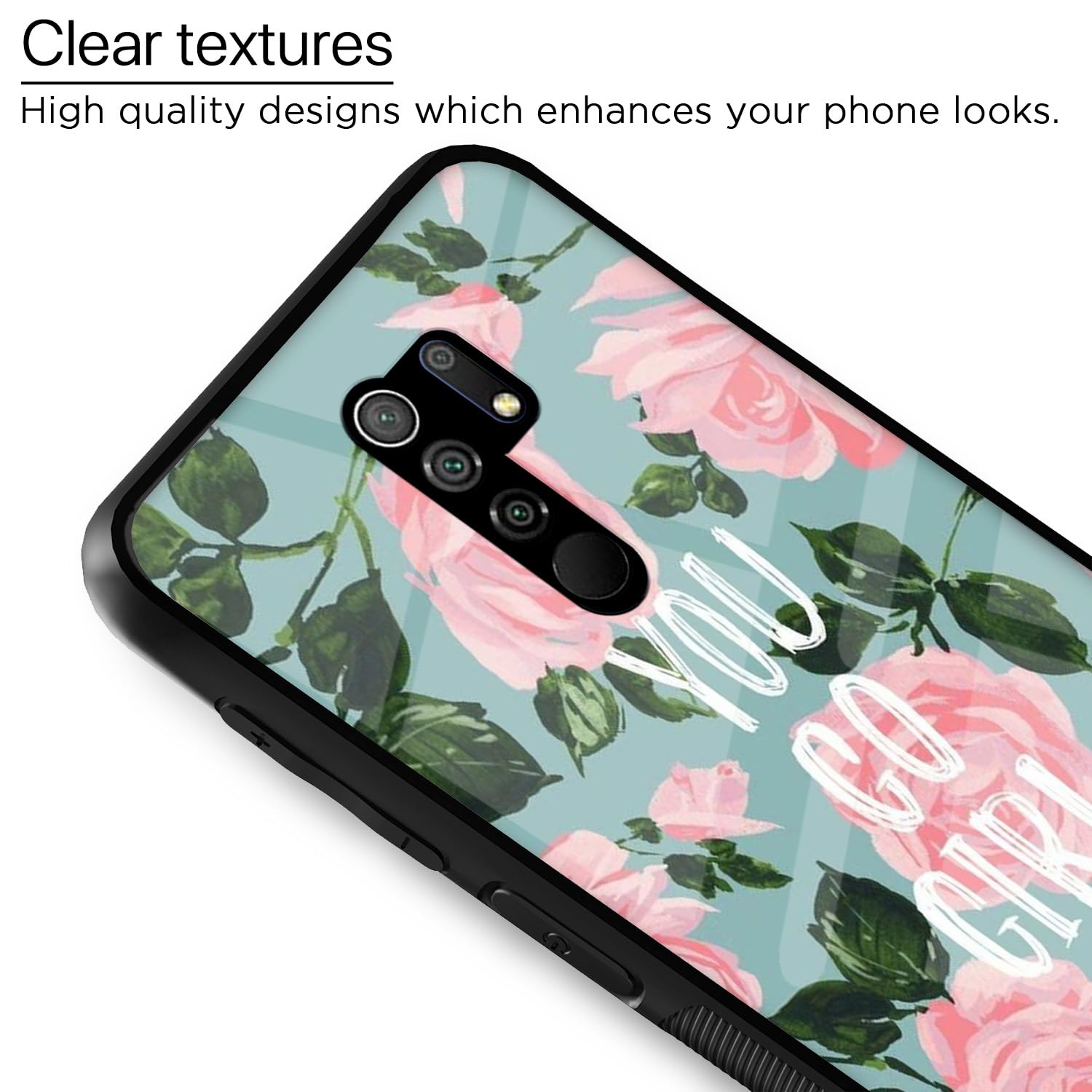 Redmi 9 Prime Flower phone cover by Pikkme – photo 4