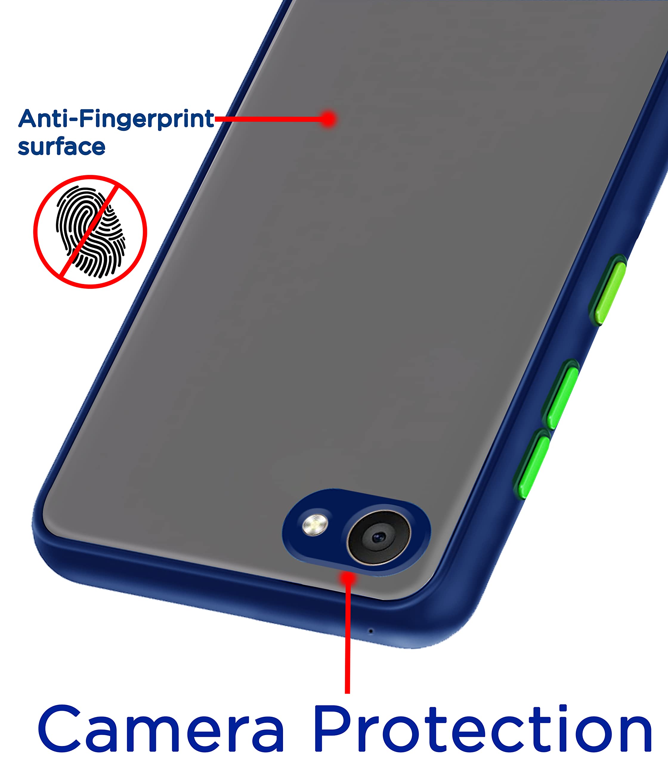 Vivo Y55 phone cover in blue by Pikkme – photo 2