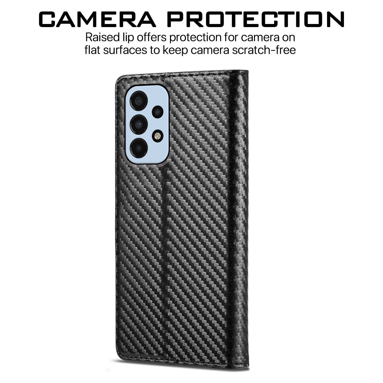 Pikkme black mobile flip cover for Samsung A33 5G – photo 4