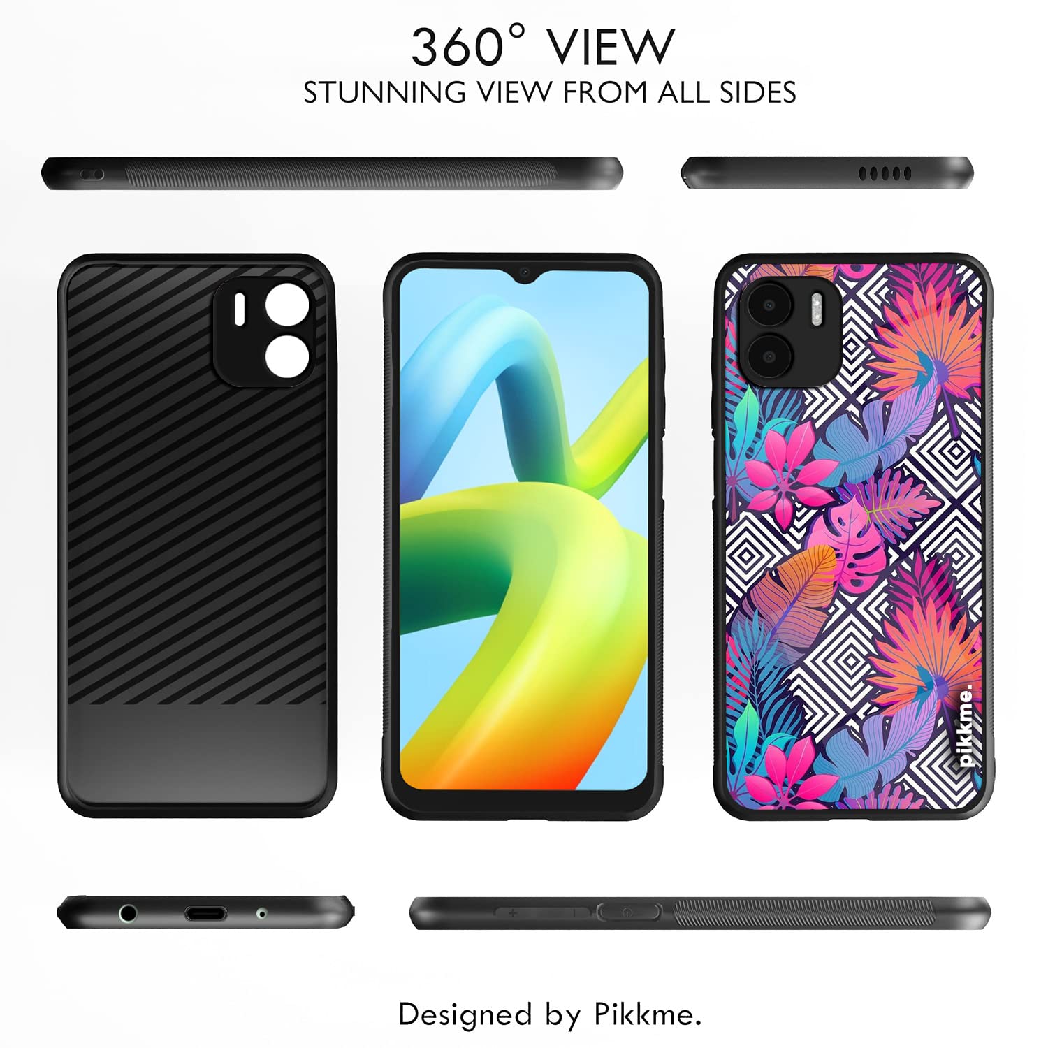 Pikkme Flower mobile back cover for Redmi A1/A2 – photo 2