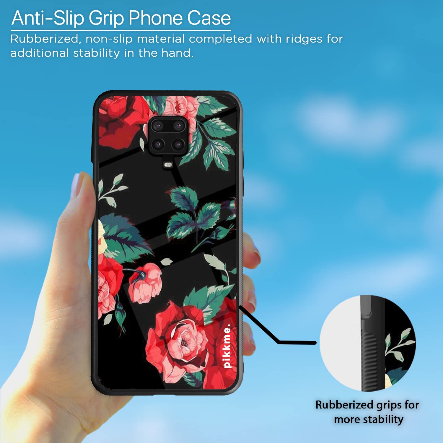 Pikkme Flower mobile back cover for Redmi Note 9 Pro/Note 9 Pro Max/Note 10 Lite – photo 5